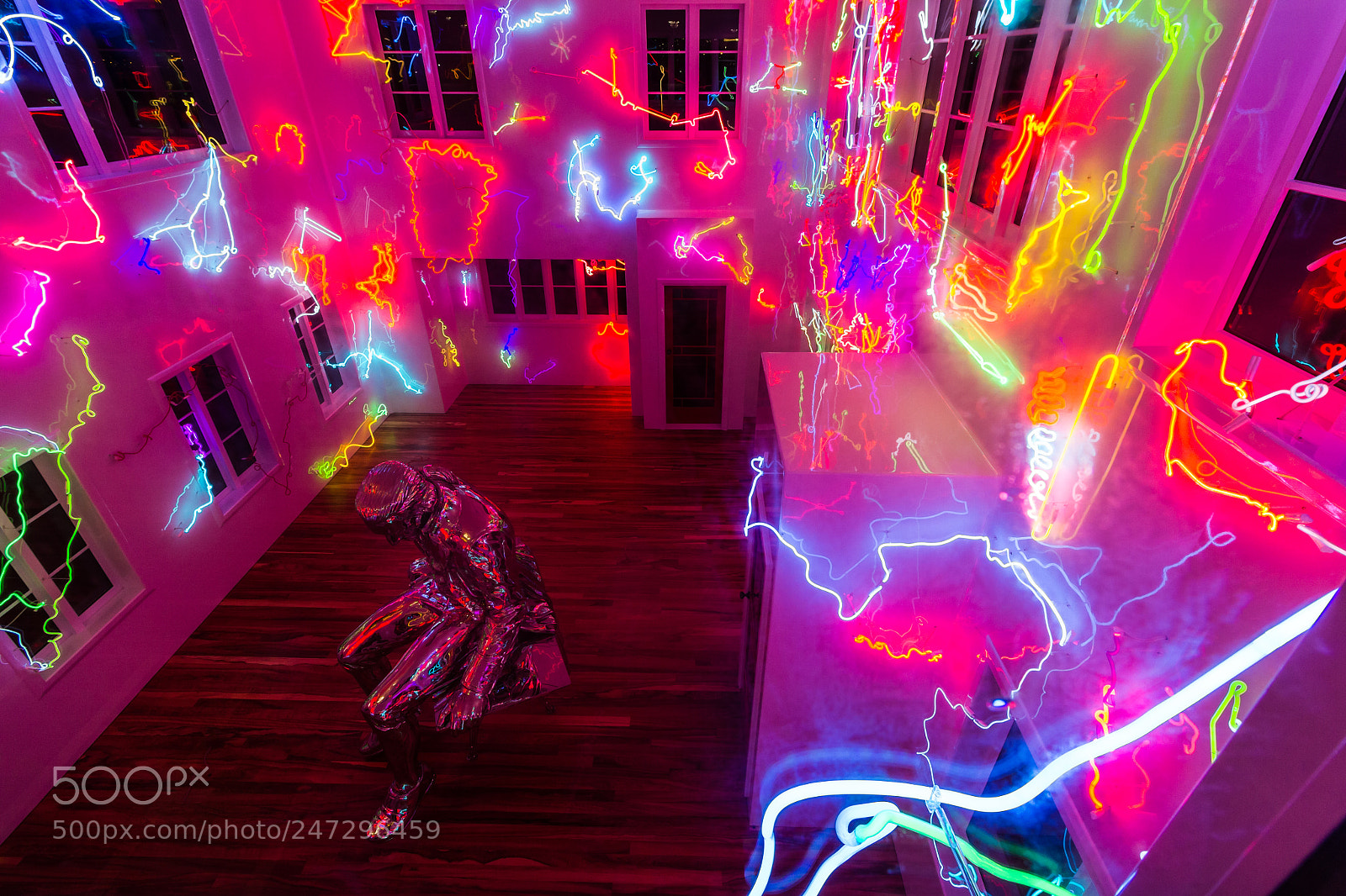 Canon EOS 7D sample photo. Light installation photography