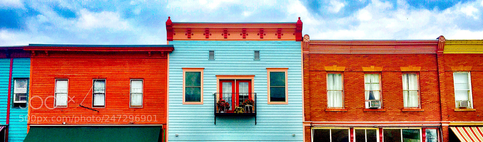 Apple iPhone 6 sample photo. Above the shops photography