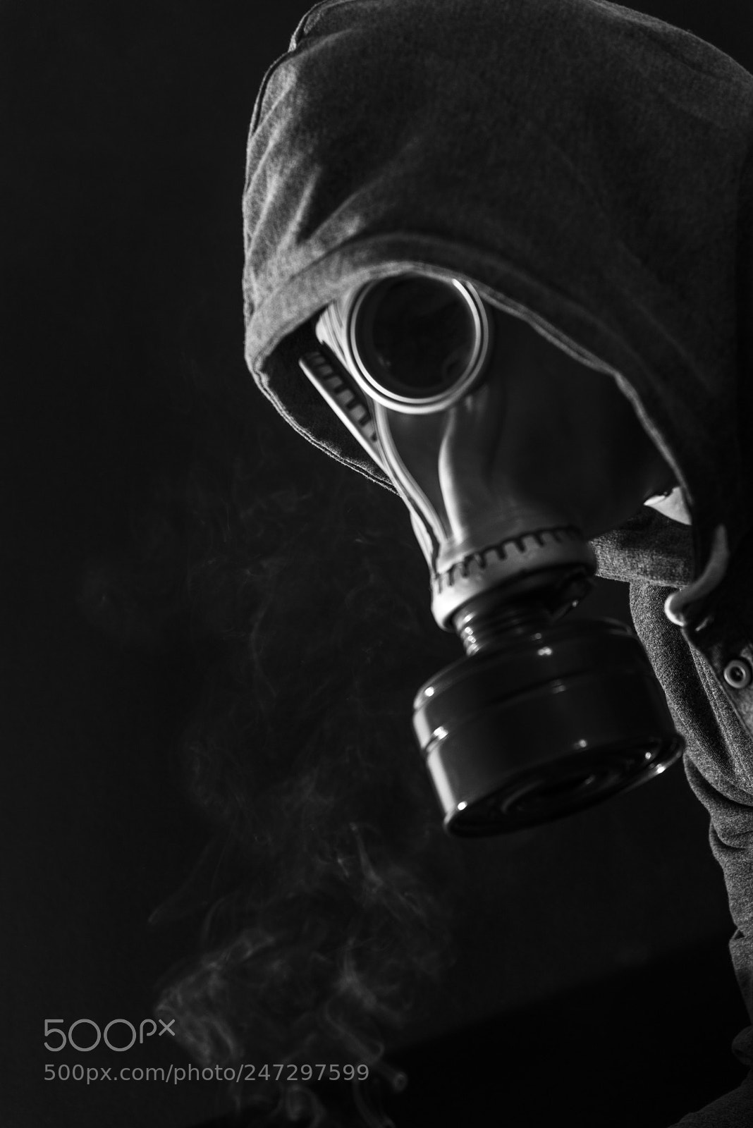 Nikon D610 sample photo. Gas mask photography