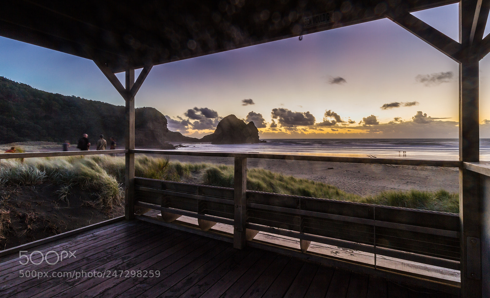 Canon EOS 7D sample photo. Piha sunset photography