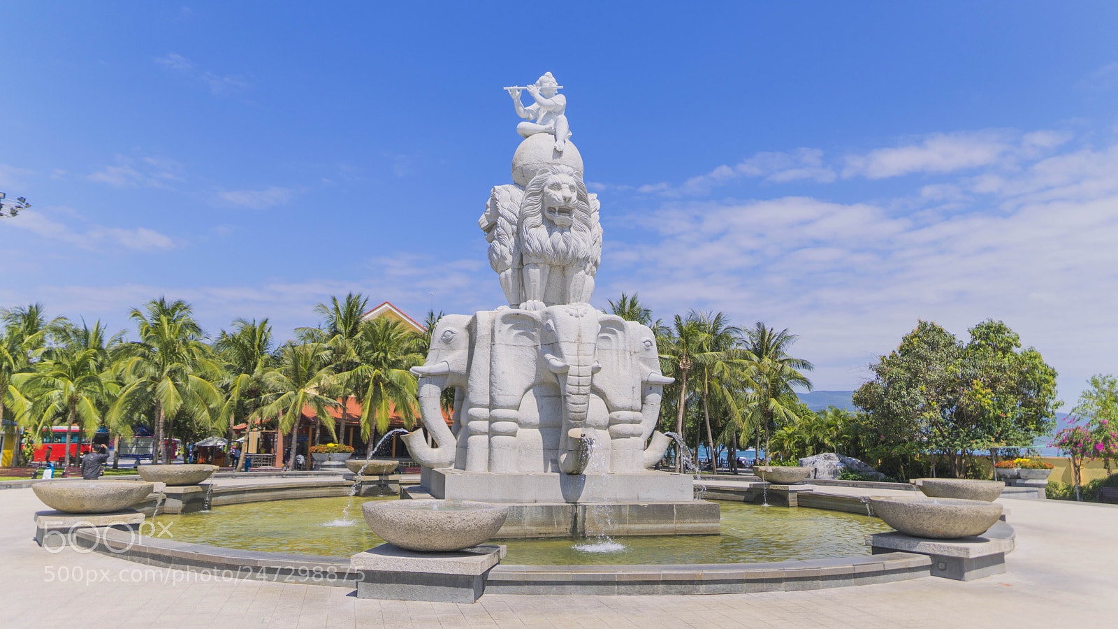 Sony a7 II sample photo. Lions statue photography