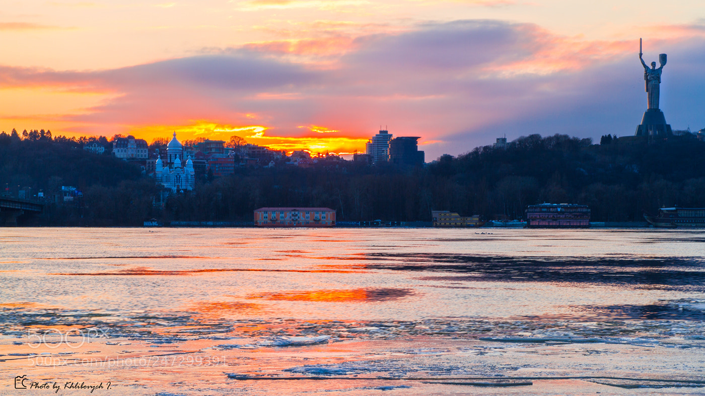 Canon EOS 7D sample photo. Вечірні та нічні фотоетюди.Берег Дніпра. photography