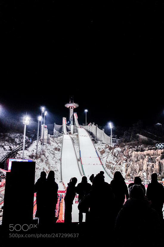 Ricoh GR sample photo. Ski jumping stadium of photography