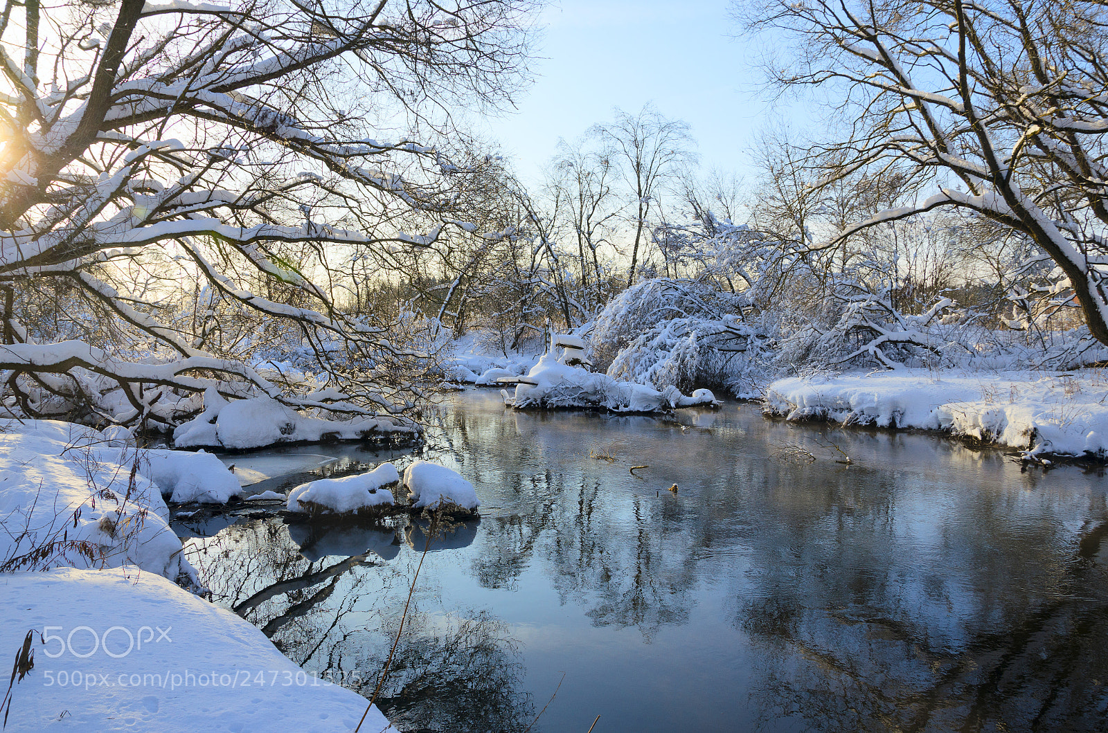 Nikon D5100 sample photo. Winter fairy tale photography