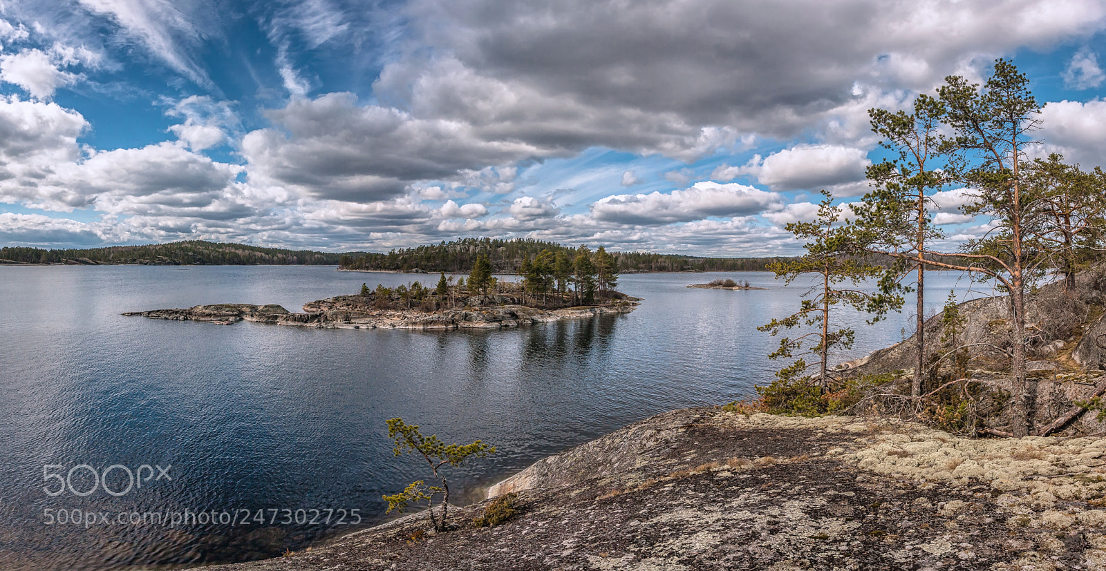 Canon EOS 40D sample photo. The lake ladoga photography
