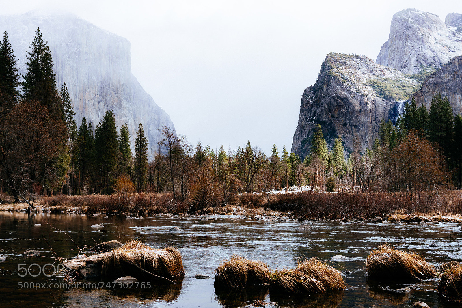 Sony a7R II sample photo. Valley view in february photography