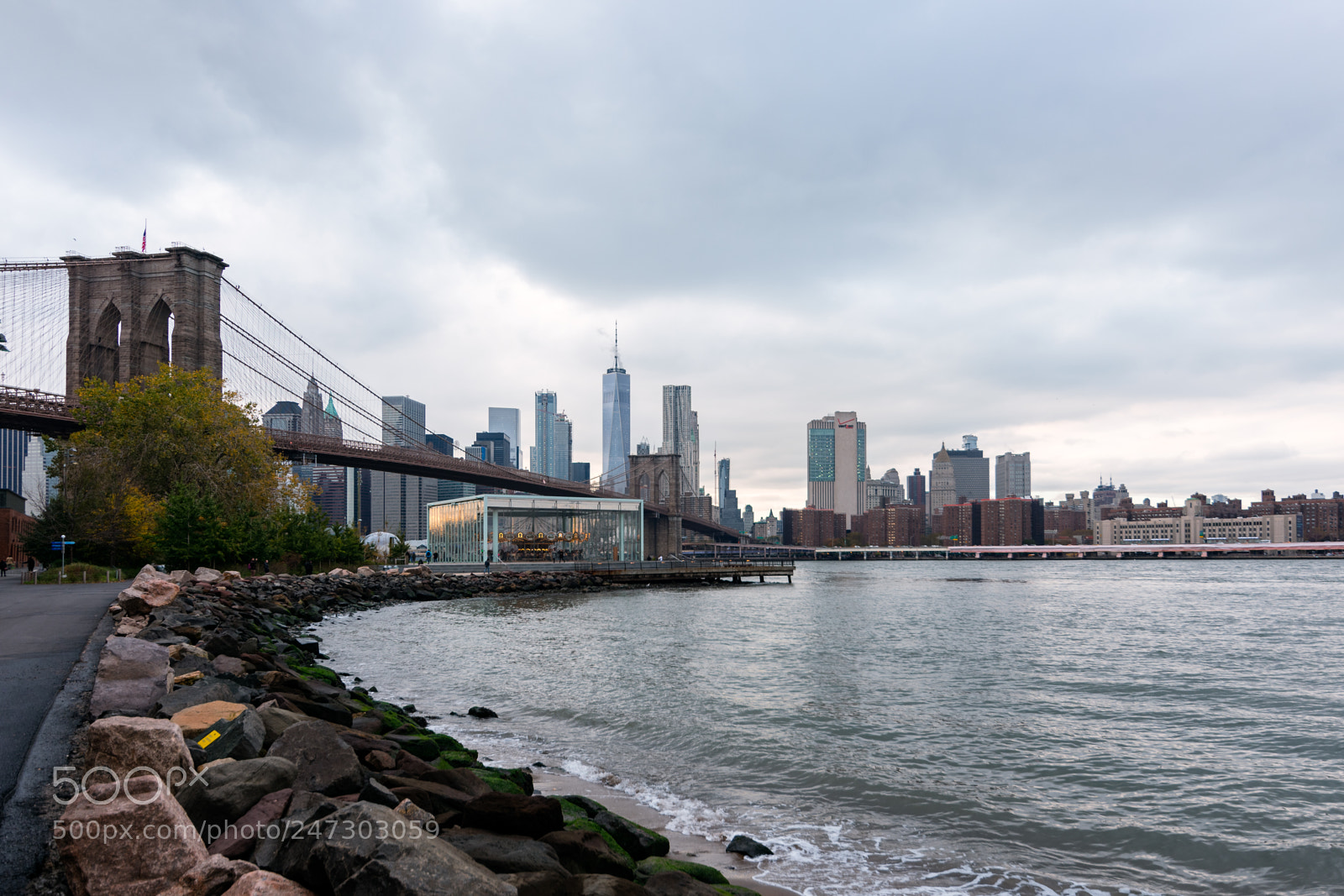 Nikon D3400 sample photo. Brooklyn bridge carouse; photography