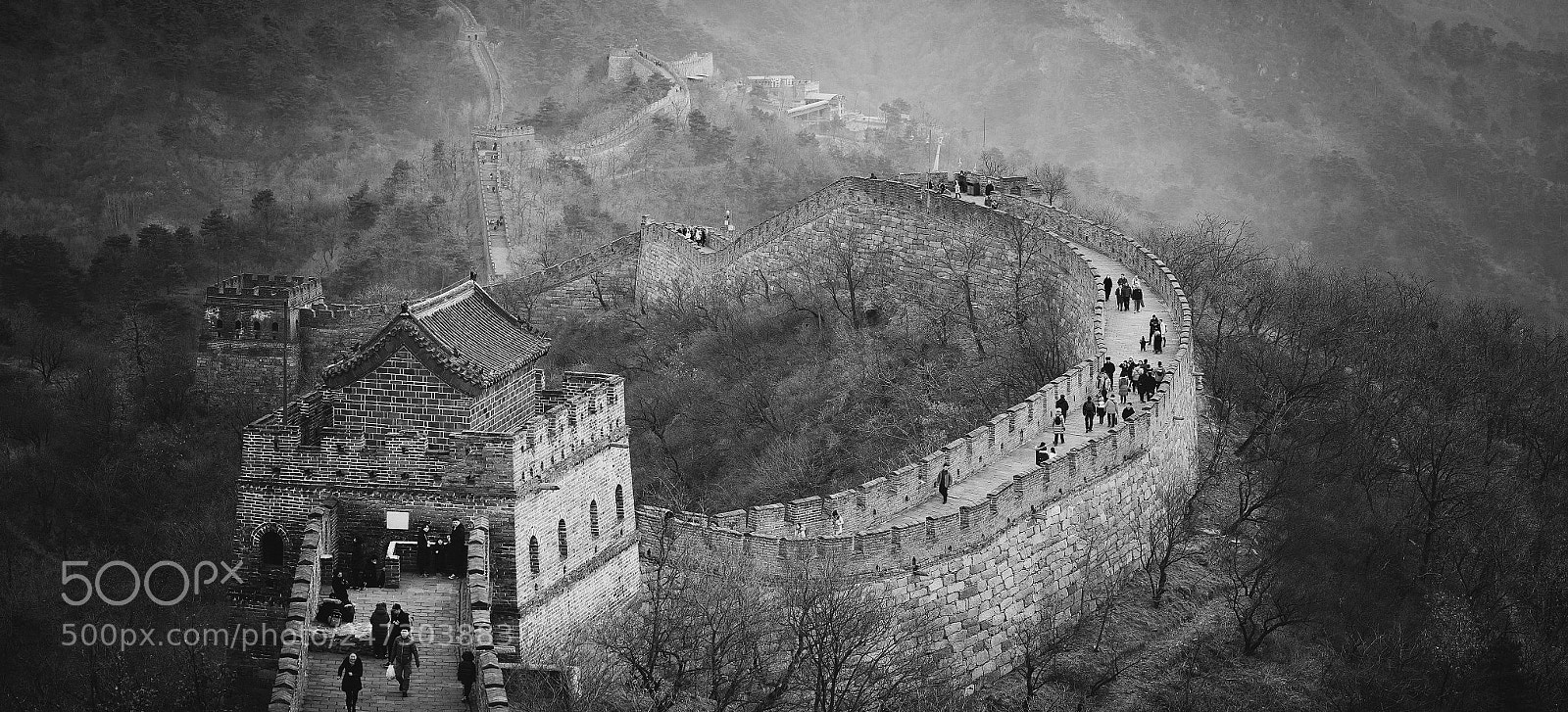 Nikon Df sample photo. Mutianyu great wall beijing photography