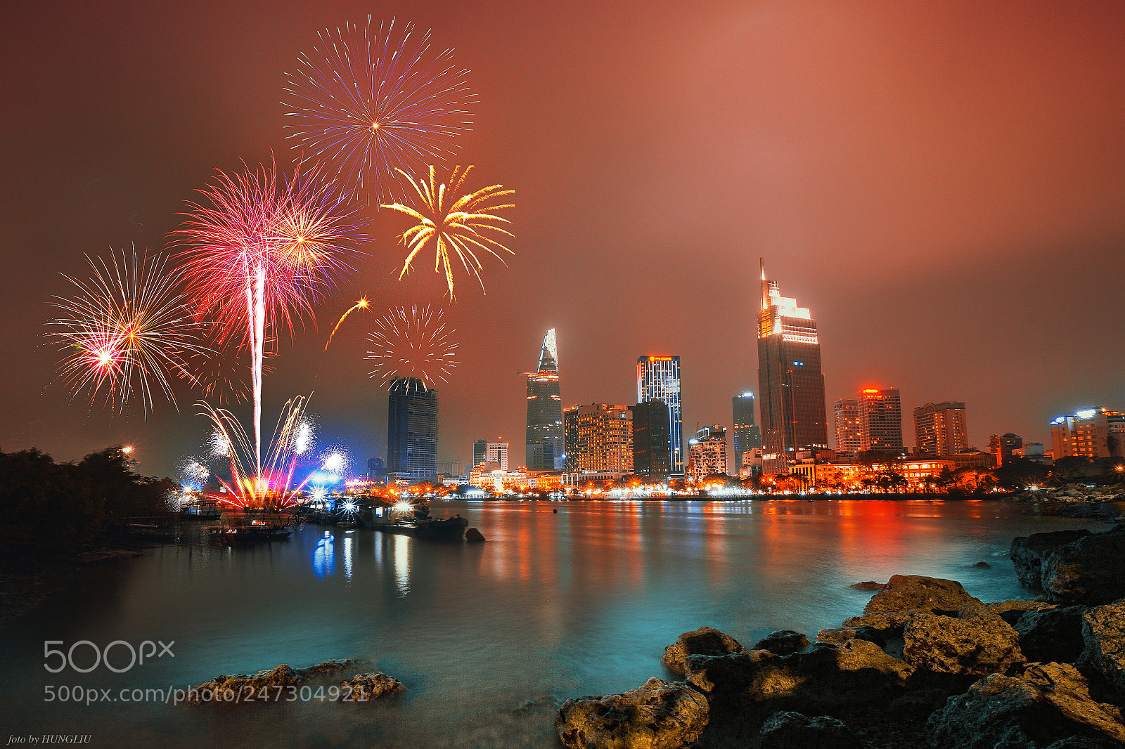 Fujifilm X-Pro2 sample photo. Firework in lunar new photography