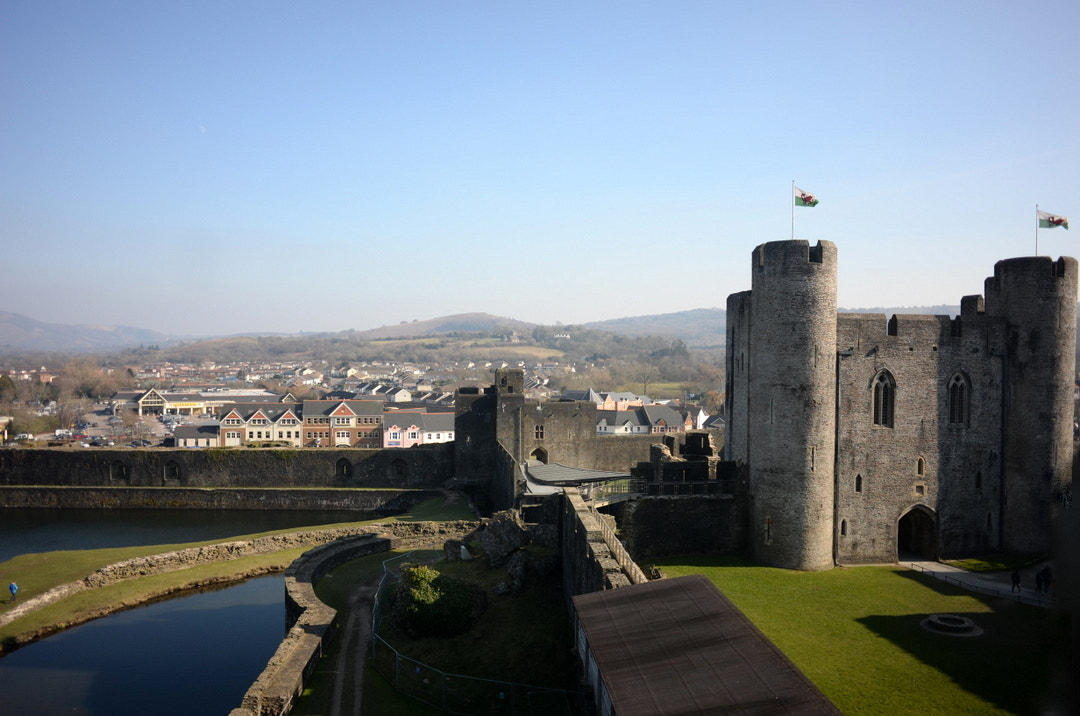 Nikon Coolpix A sample photo. Castell caerphilly photography