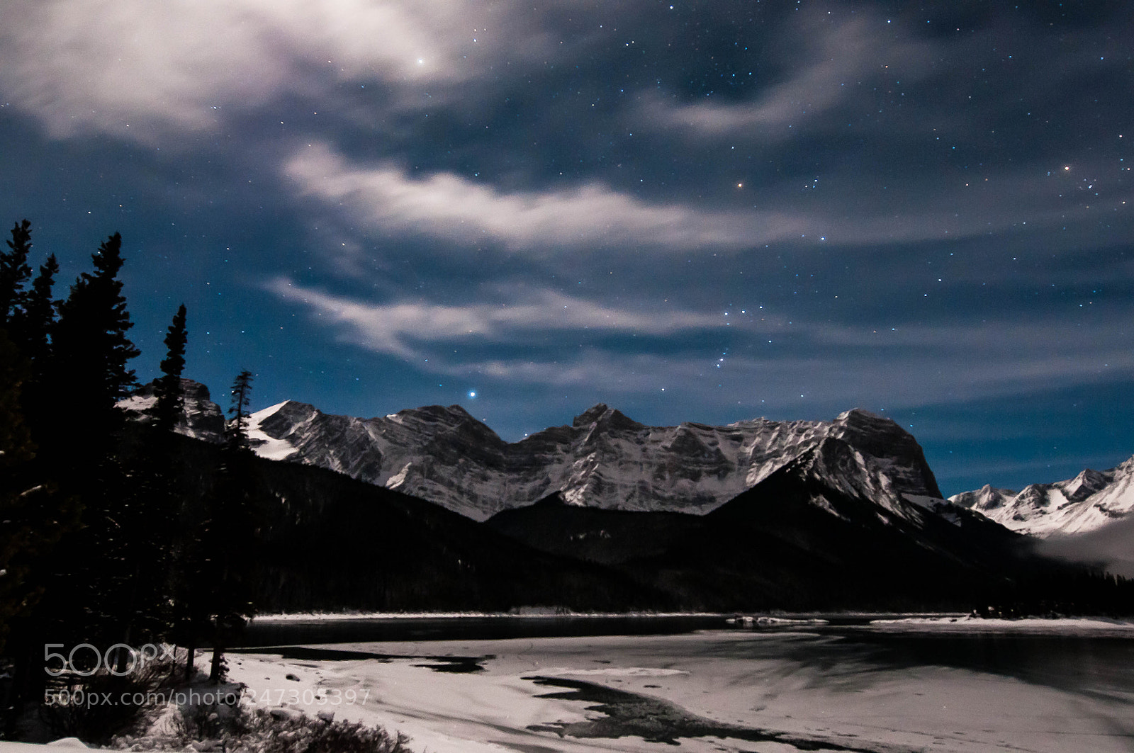 Nikon D300 sample photo. K-country moonlight photography