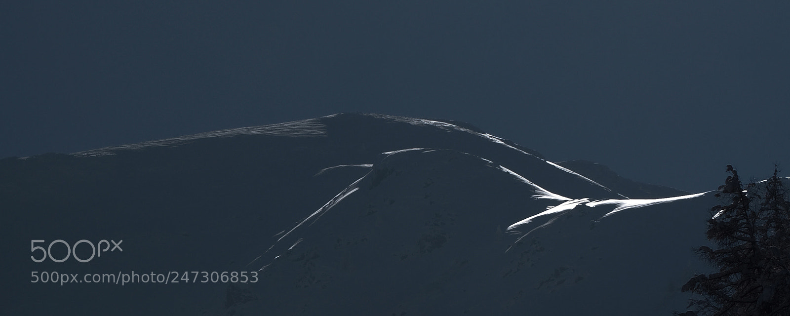 Nikon D500 sample photo. Mountain snow photography