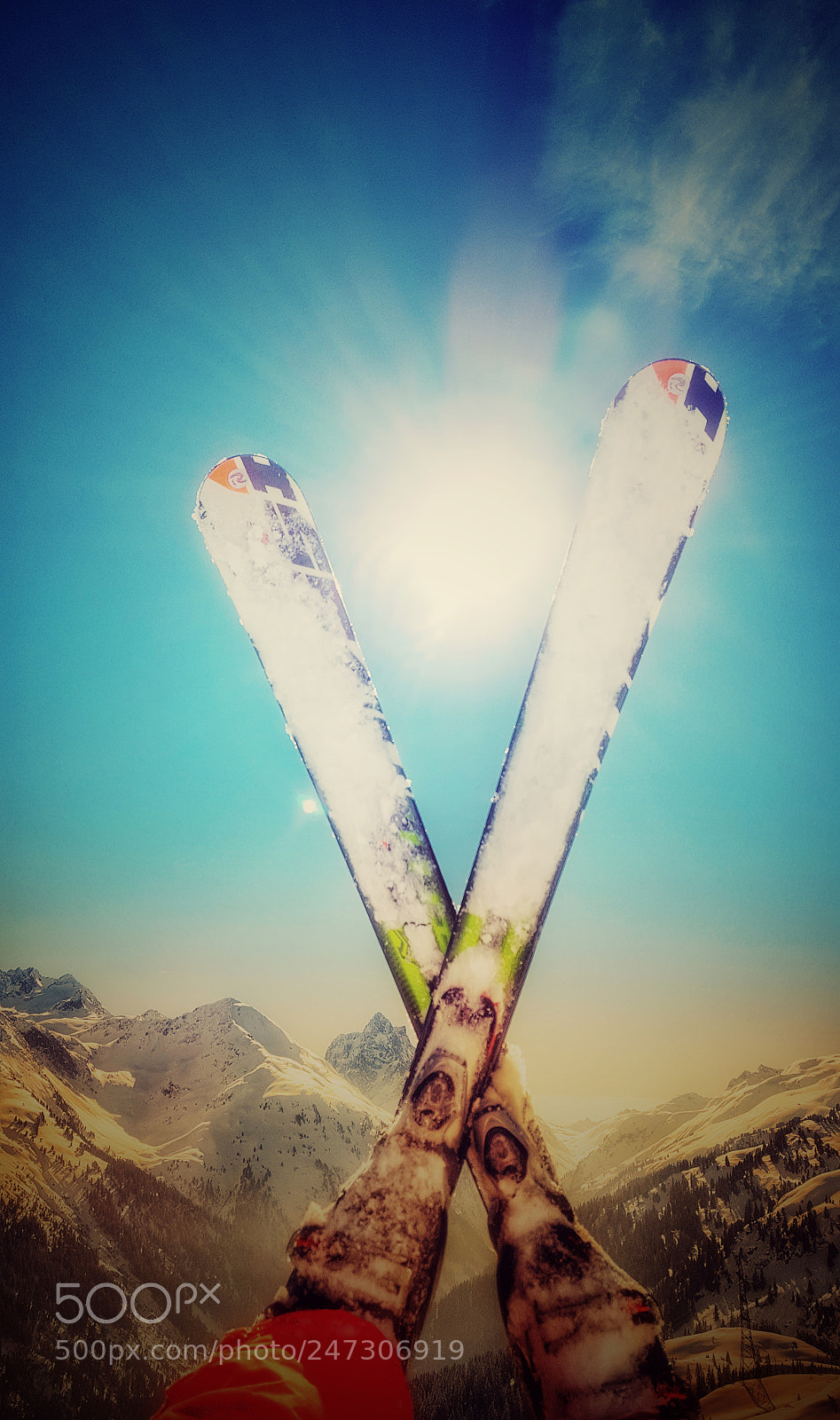 Samsung Galaxy S6 sample photo. Skiing photography