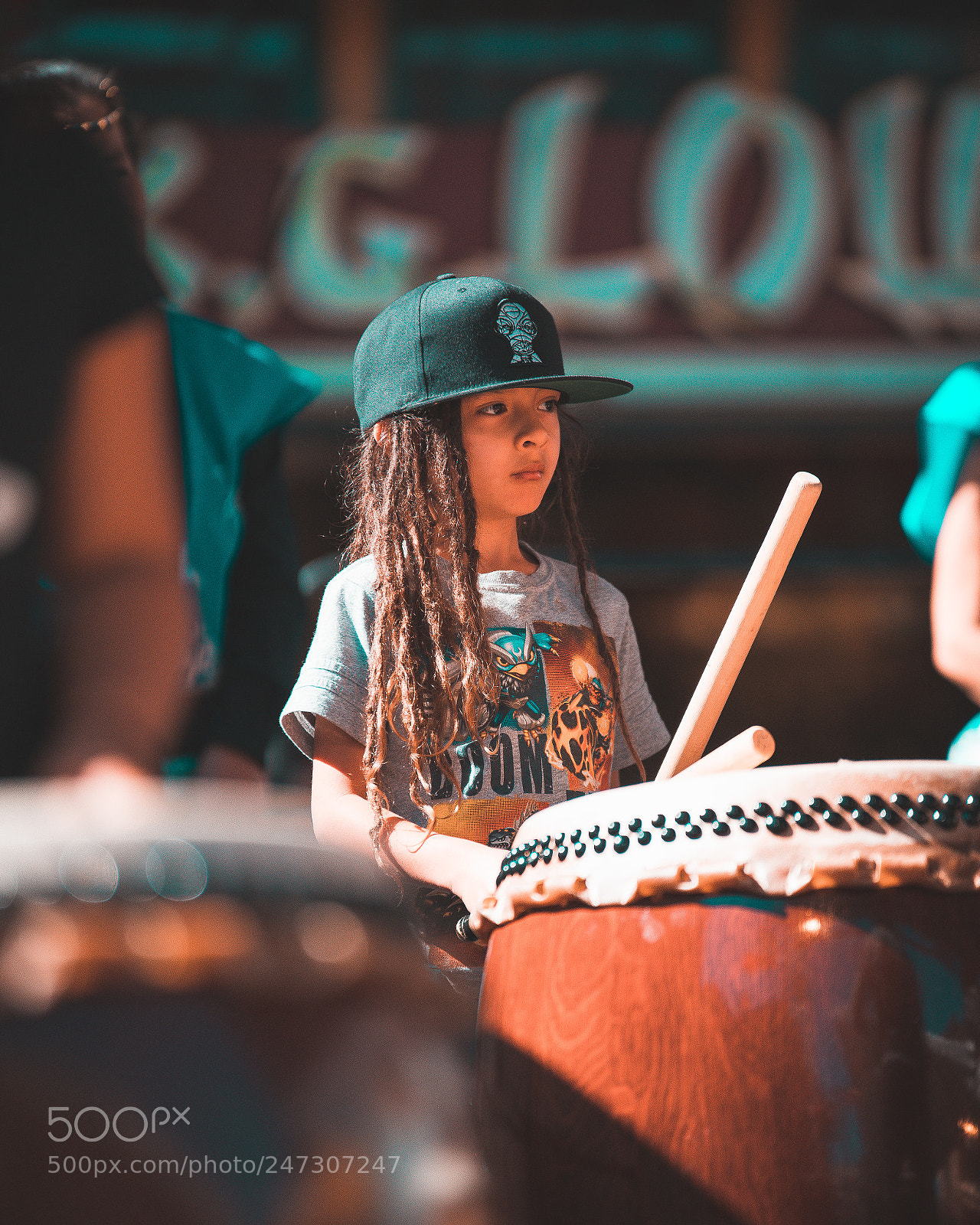 Sony a7R III sample photo. Rise taiko star photography