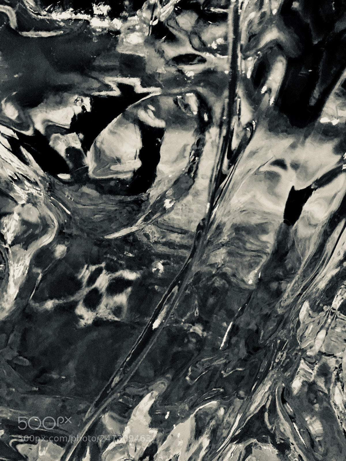 Apple iPhone SE sample photo. Ice photography