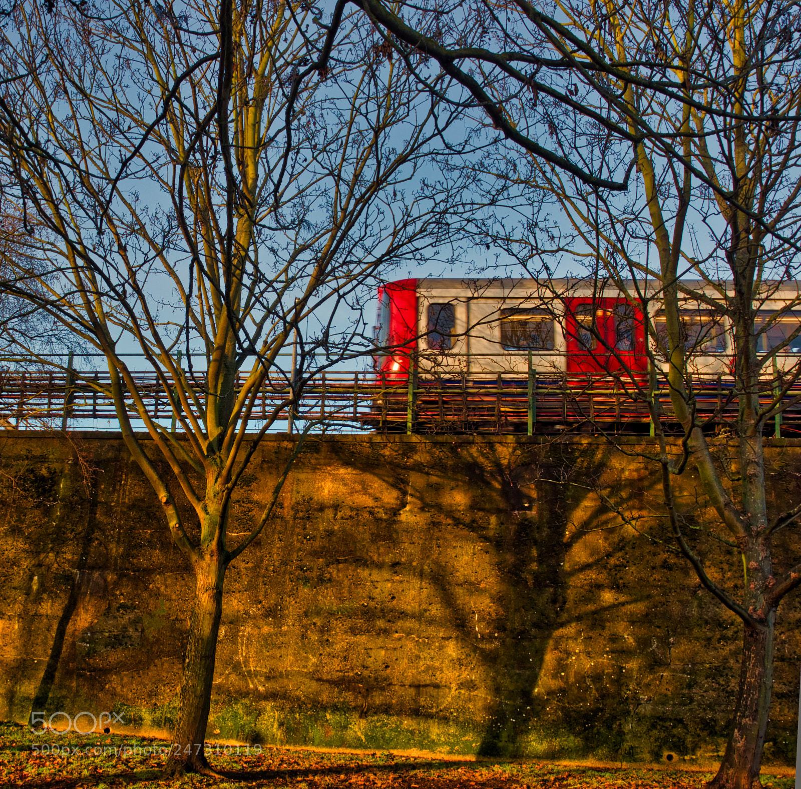 Olympus OM-D E-M1 Mark II sample photo. Train transmitting above a photography