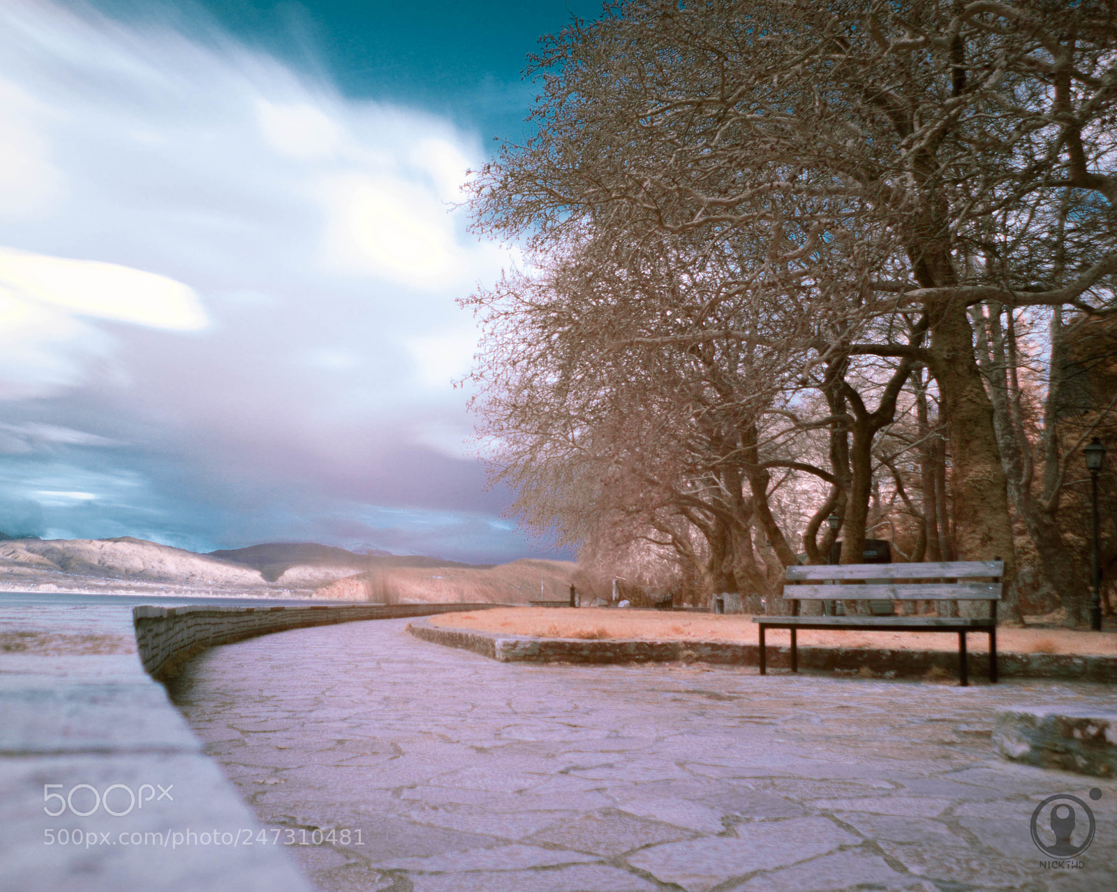 Nikon D3100 sample photo. Infrared ioannina photography