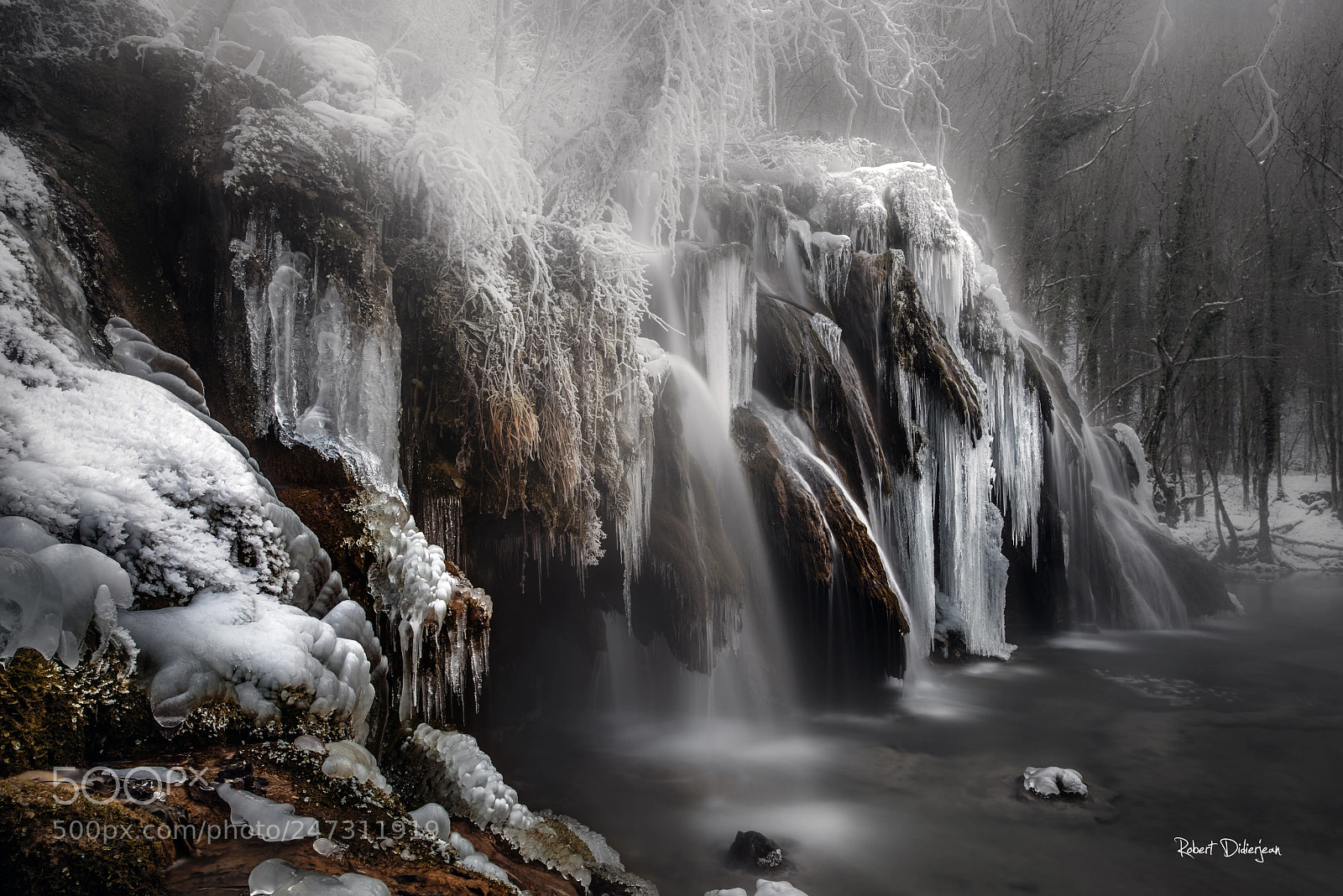 Nikon D810 sample photo. Mystic waterfall photography