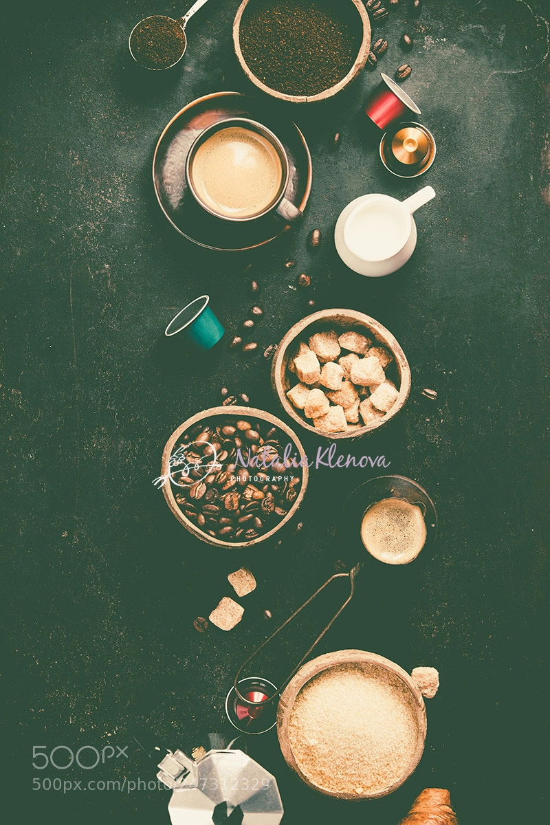 Canon EOS 5DS R sample photo. Coffee composition photography