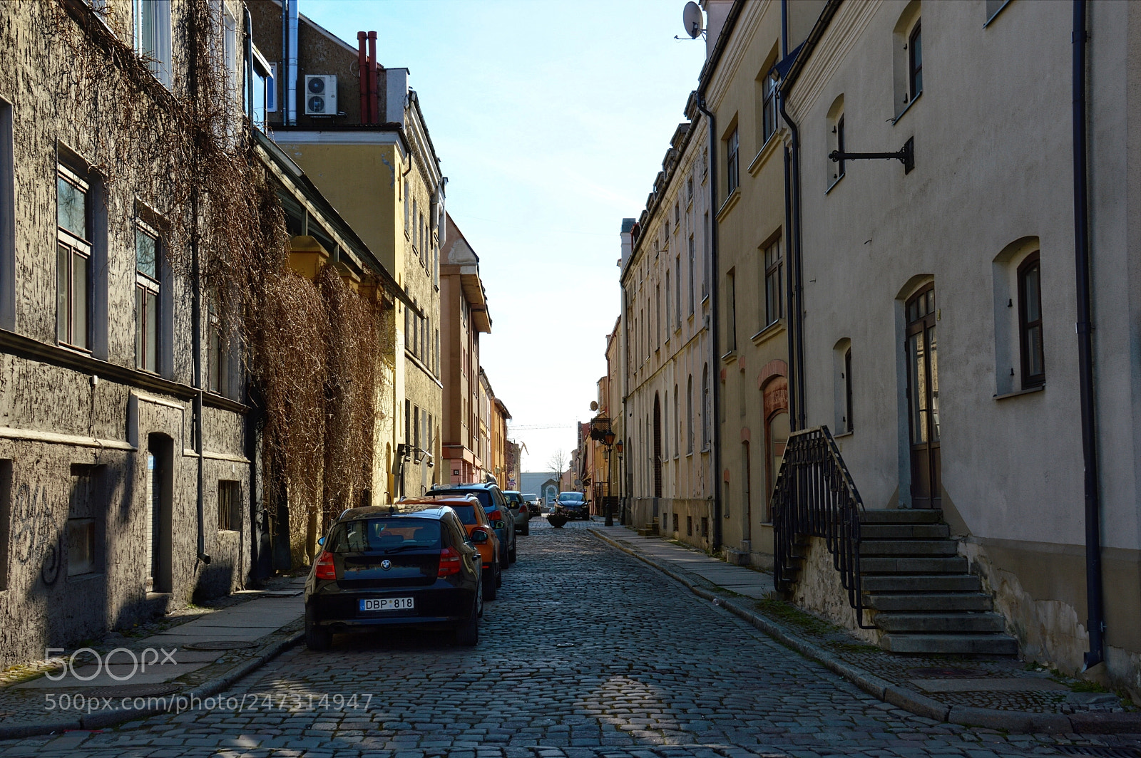 Nikon D3200 sample photo. Old street of klaipeda photography
