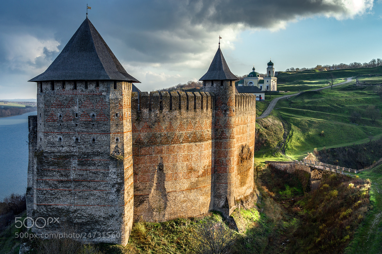 Nikon D3200 sample photo. Khotyn fortress photography