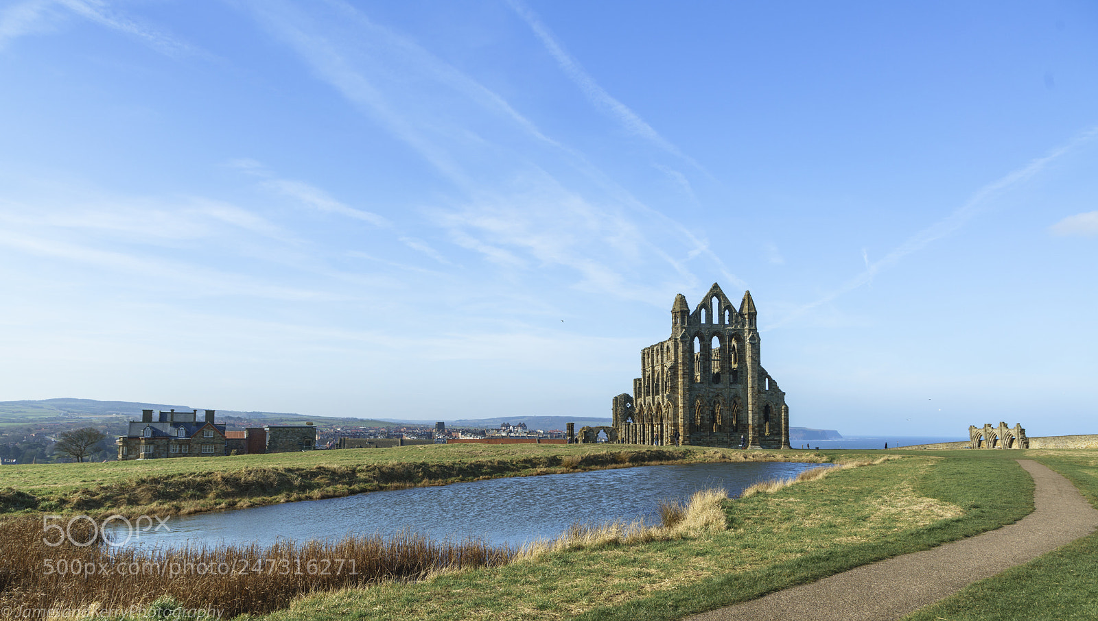 Sony a7R III sample photo. Whitby abbey in north photography