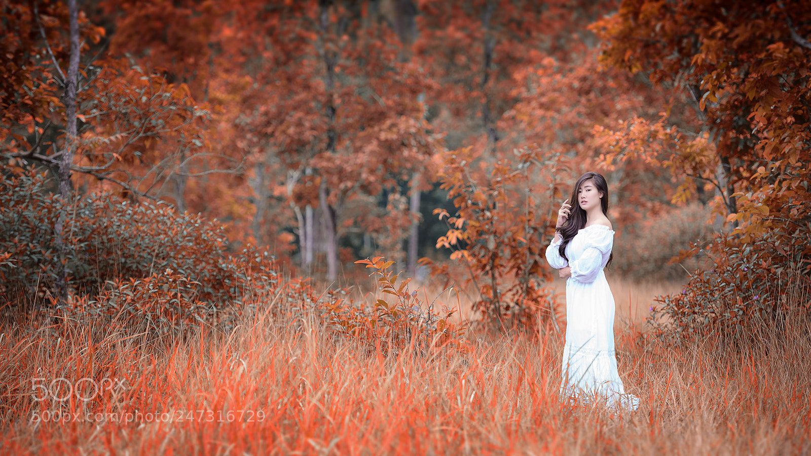 Nikon D850 sample photo. White dress girl in photography