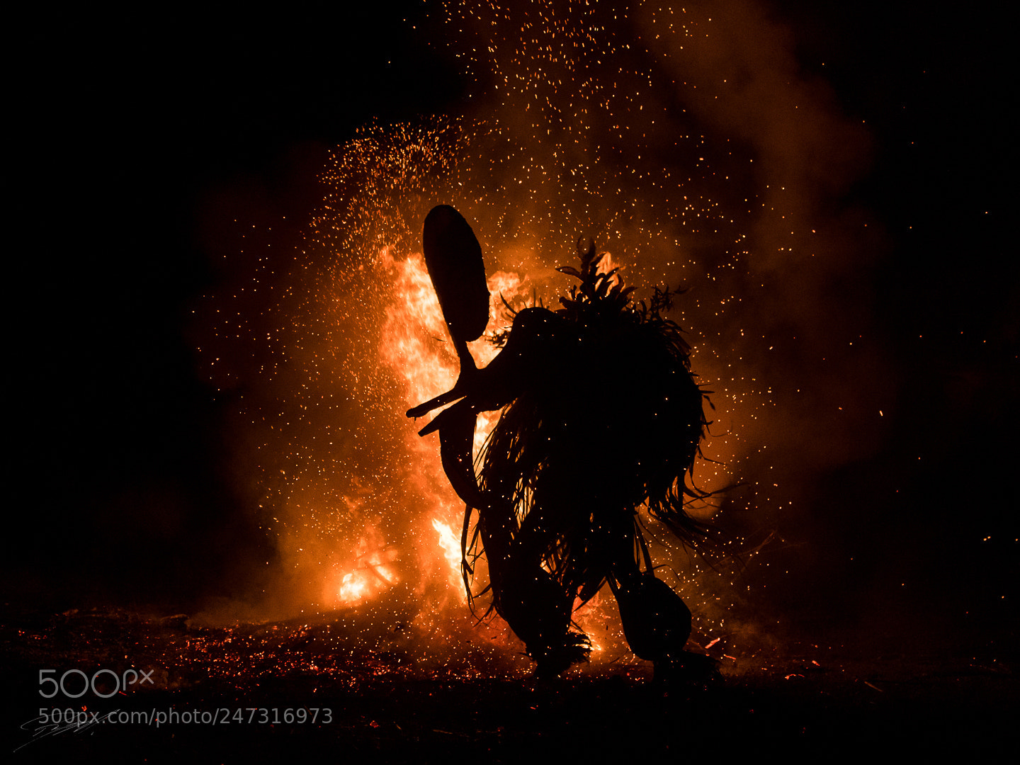 Nikon D5 sample photo. Baining fire dance photography