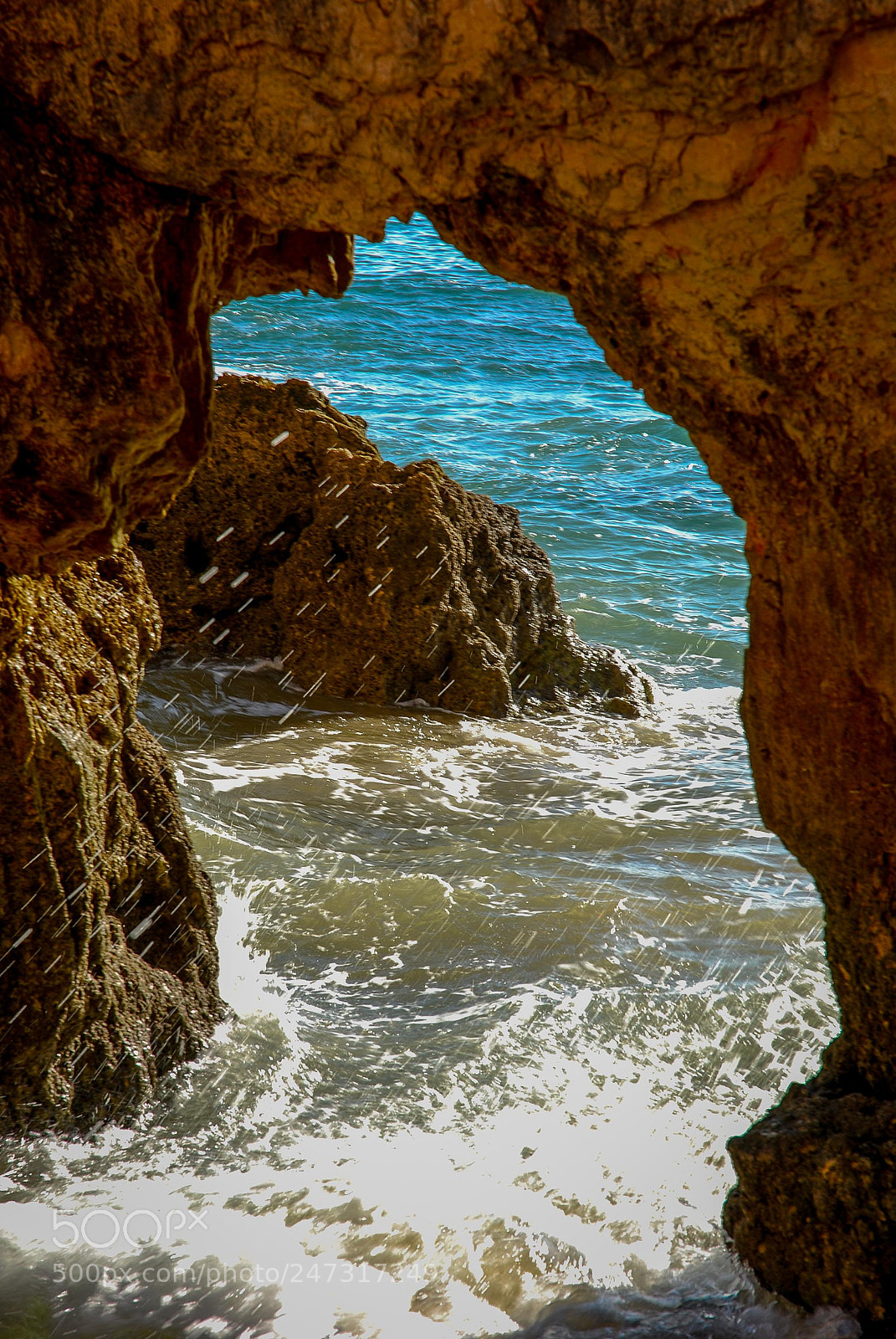 Nikon D80 sample photo. Tunel na praia da photography