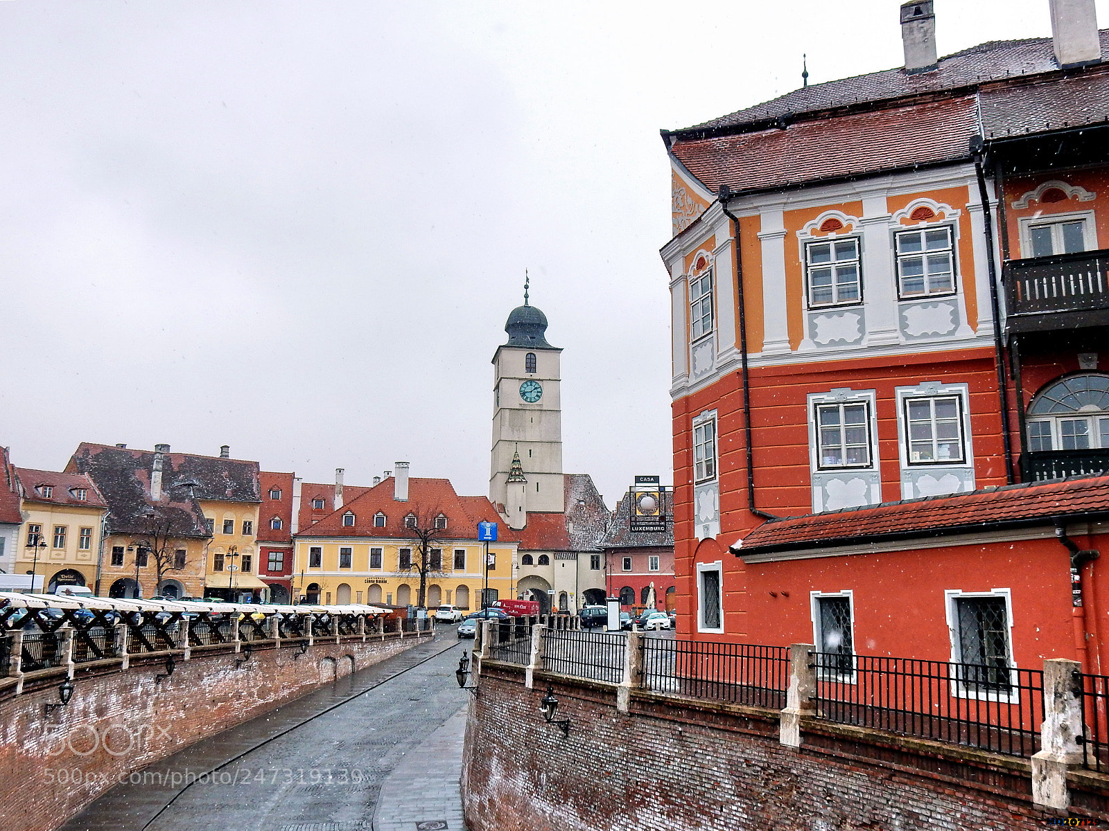 Nikon Coolpix S9900 sample photo. Sibiu, piata mica photography