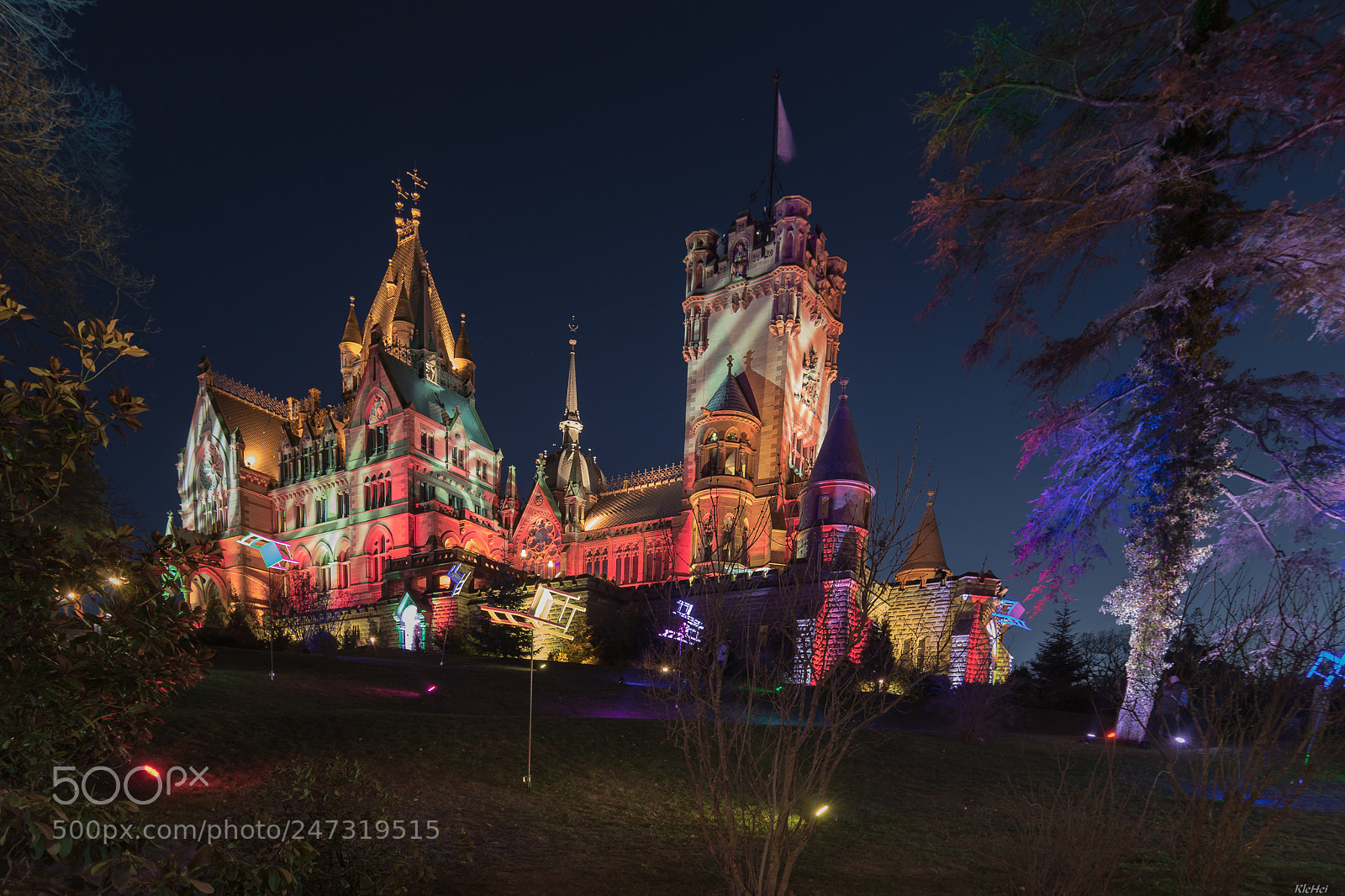 Nikon D7100 sample photo. Schlossleuchten drachenburg photography