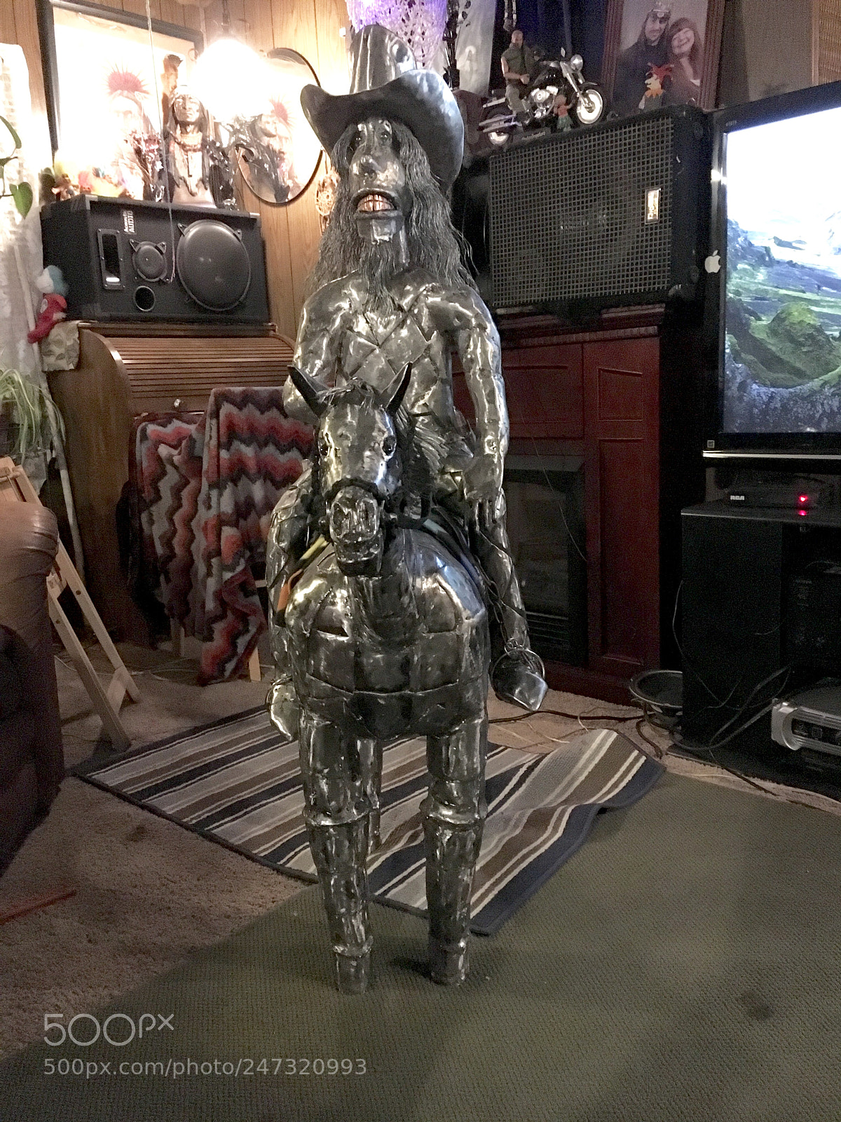 Apple iPad Pro sample photo. Still horse ride photography
