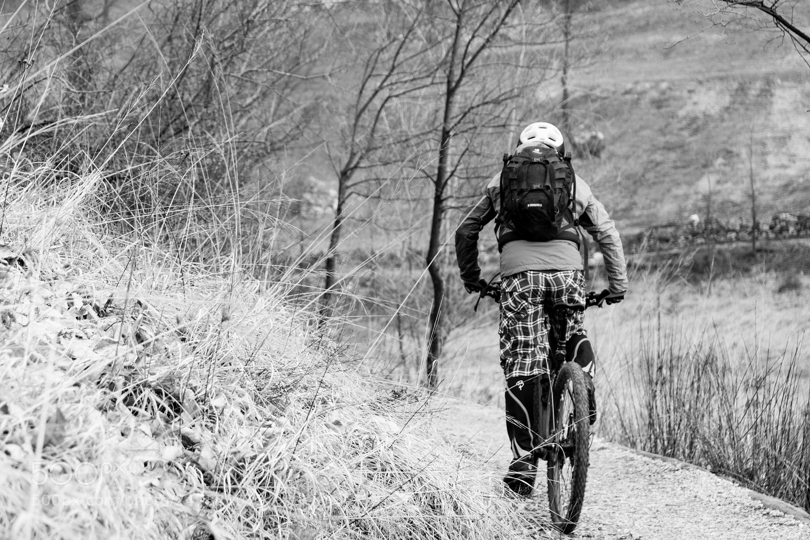 Sony a6300 sample photo. Winter biking photography