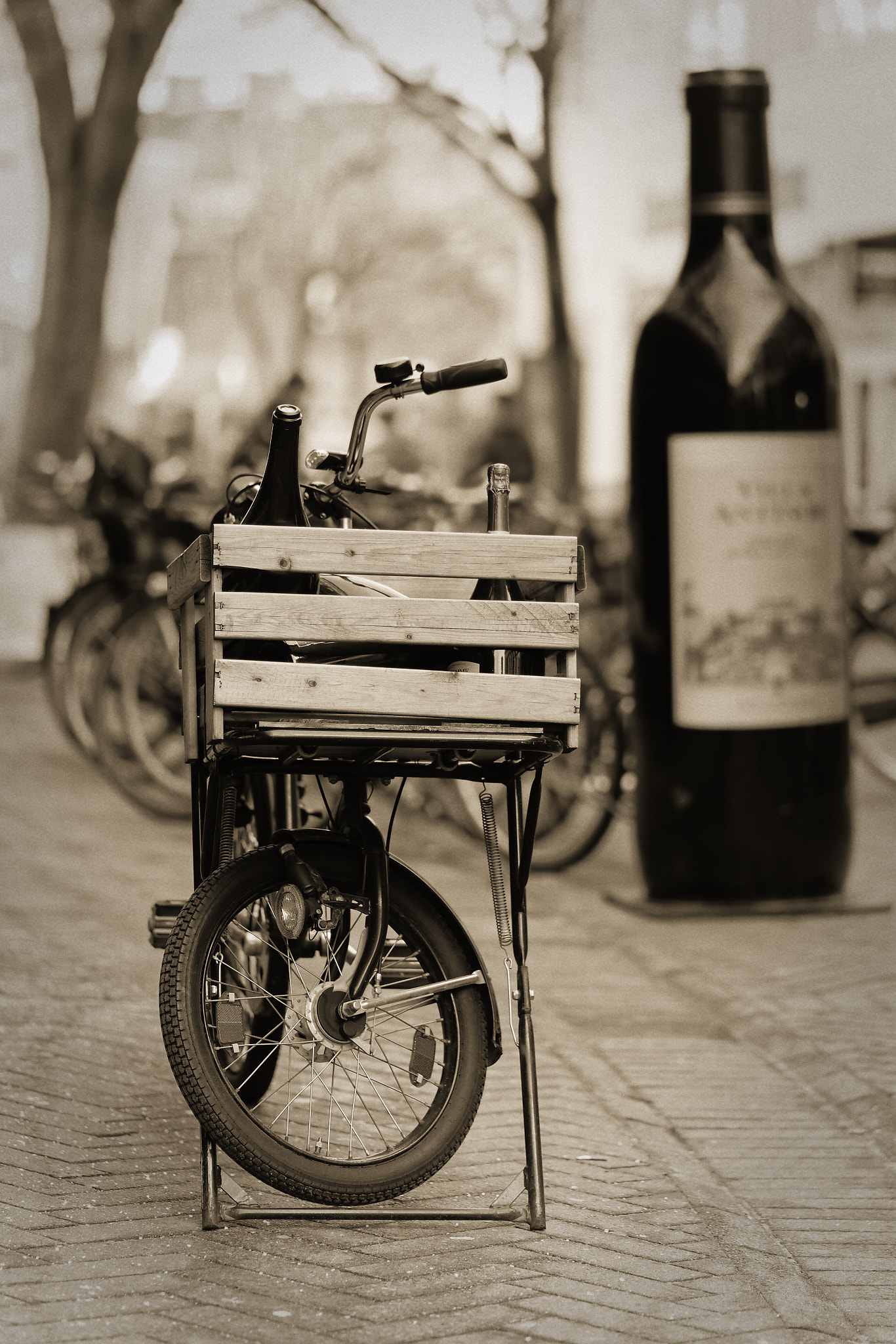 ZEISS Batis 85mm F1.8 sample photo. The bike and the bottle 🚲 photography