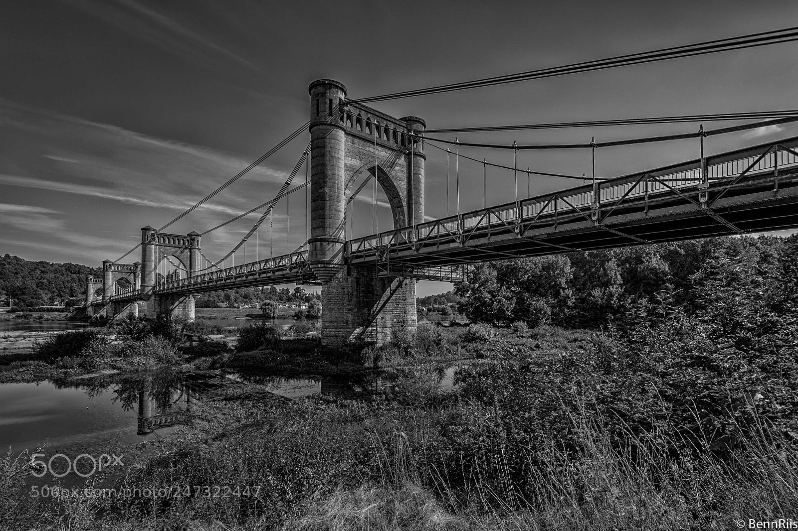 Nikon D3100 sample photo. Brigde in loire photography