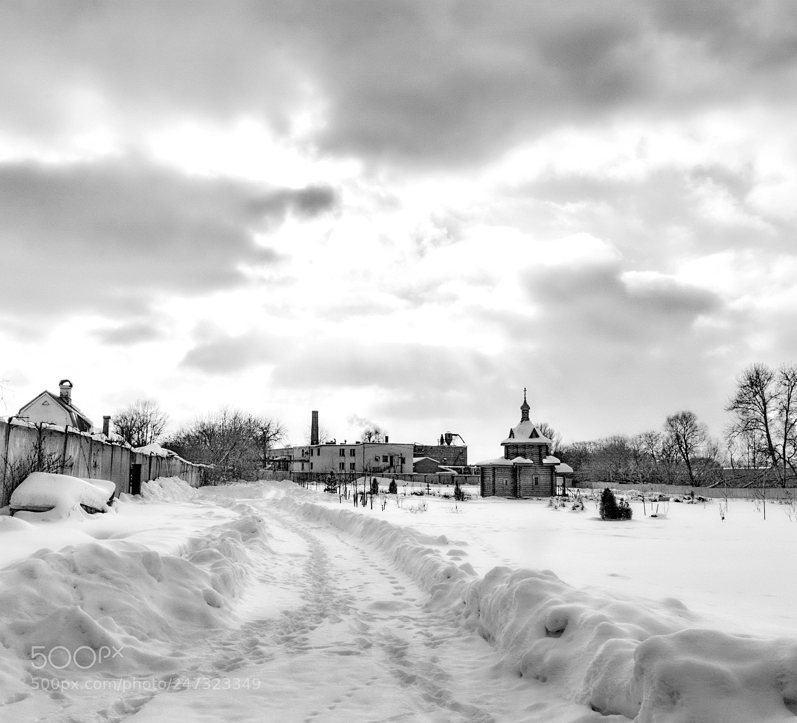 Nikon D5200 sample photo. Winter city landscape photography