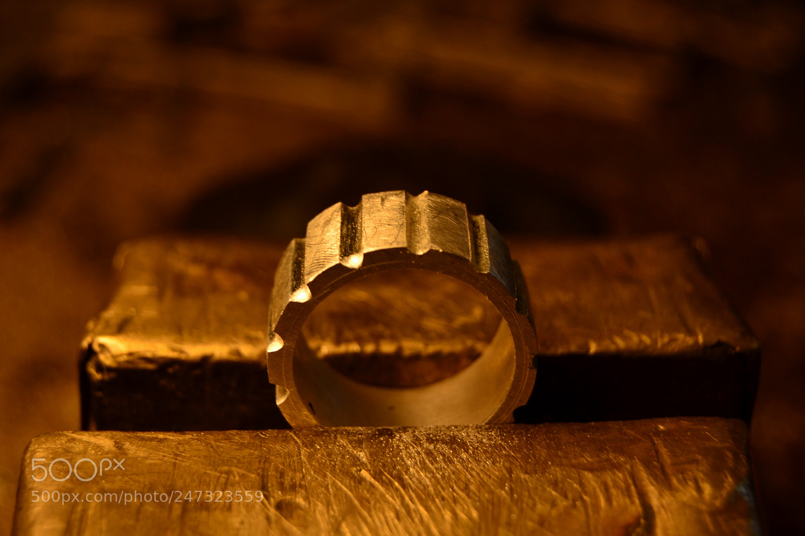 Nikon D3100 sample photo. Massive silver ring photography