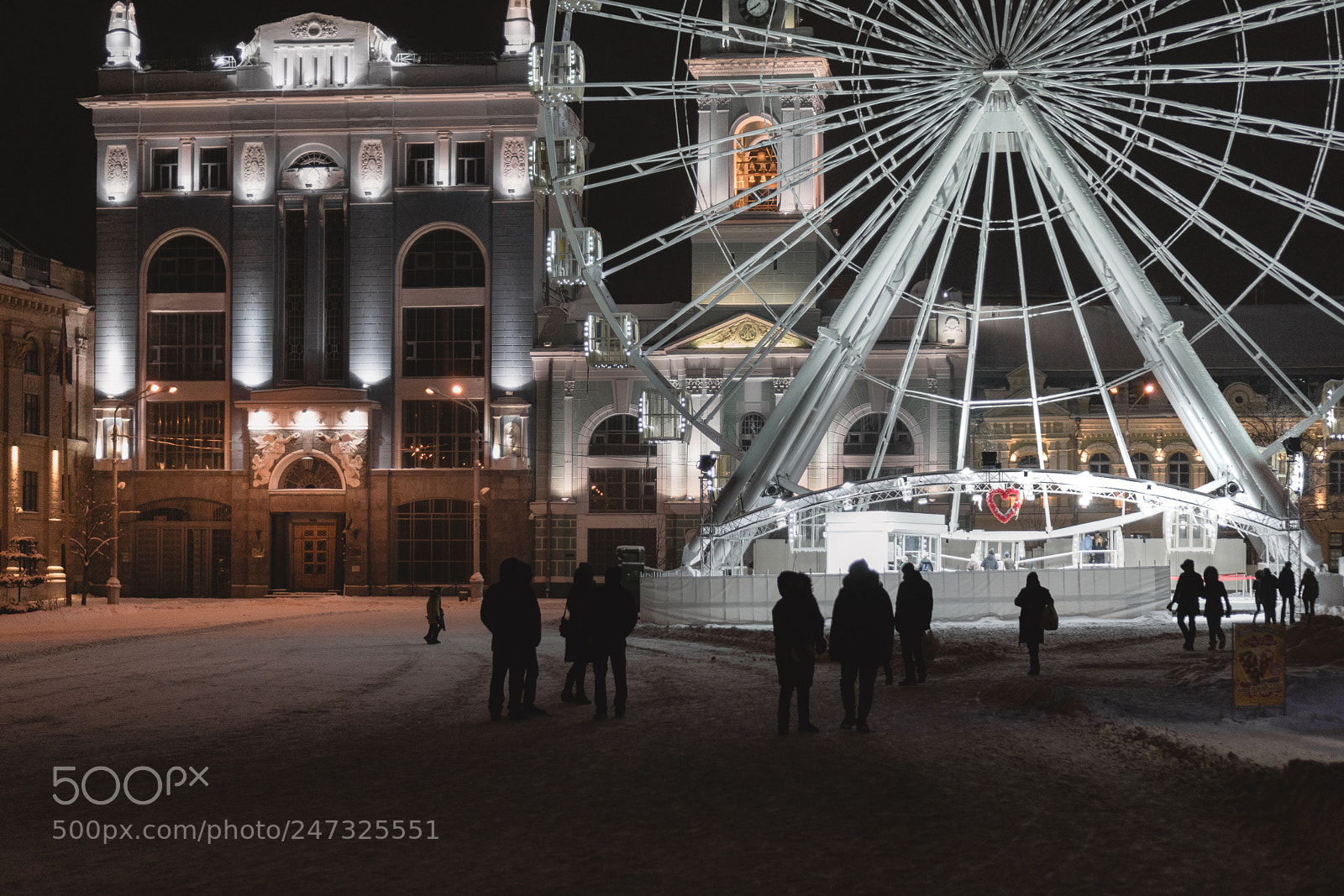 Sony a6500 sample photo. Kyiv ferris wheel photography