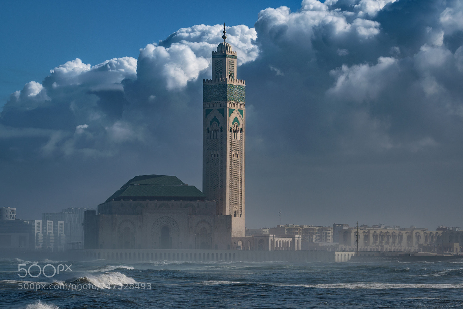Nikon D500 sample photo. Mosque hassan ii photography