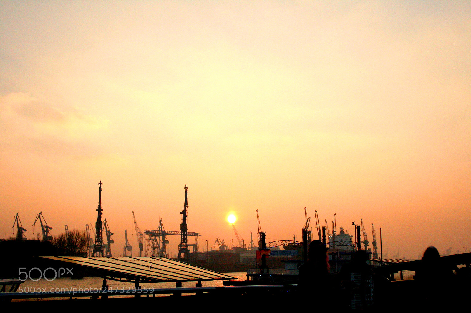Canon EOS 350D (EOS Digital Rebel XT / EOS Kiss Digital N) sample photo. Sunset hamburg photography