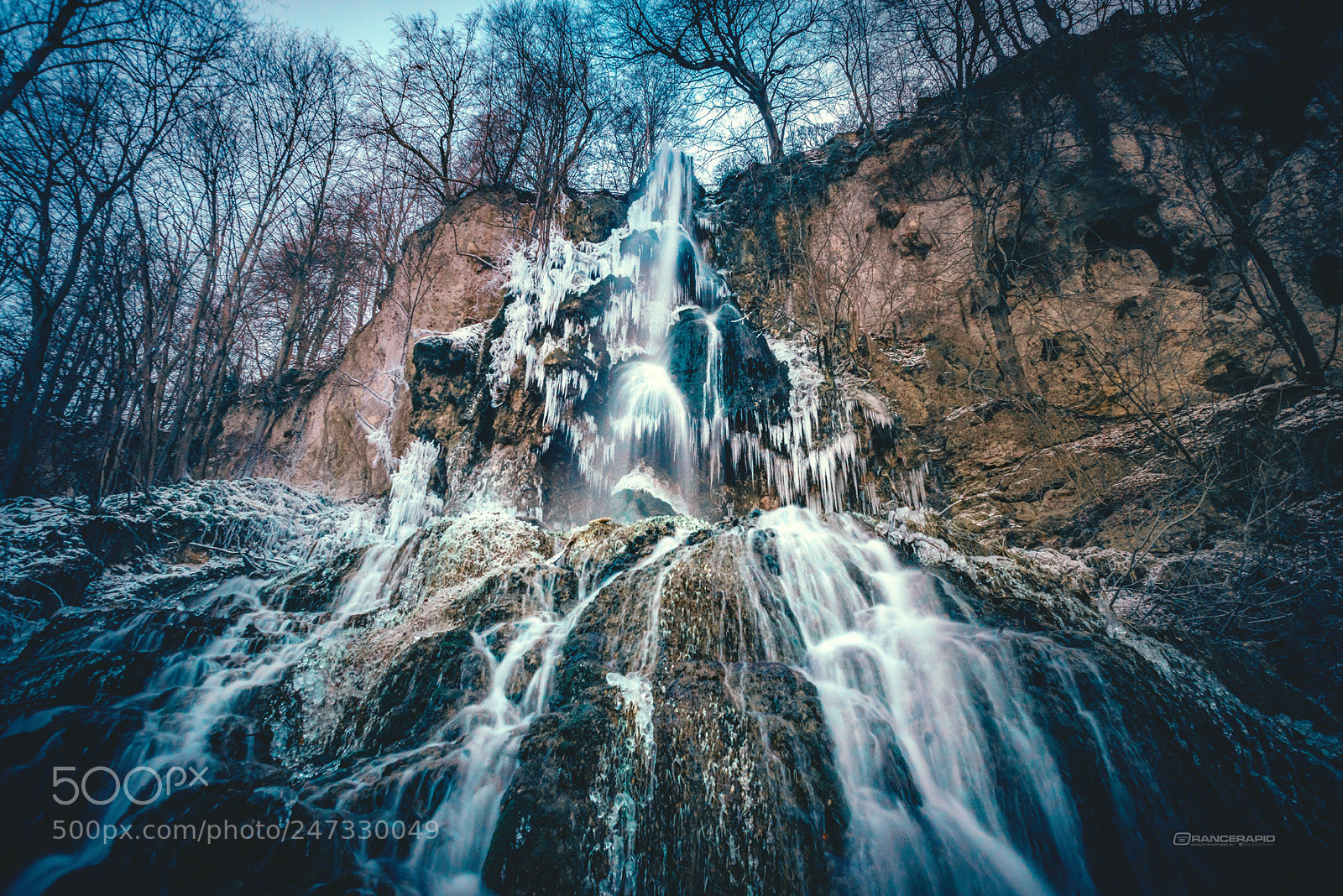 Nikon D800 sample photo. Uracher wasserfall, germany photography