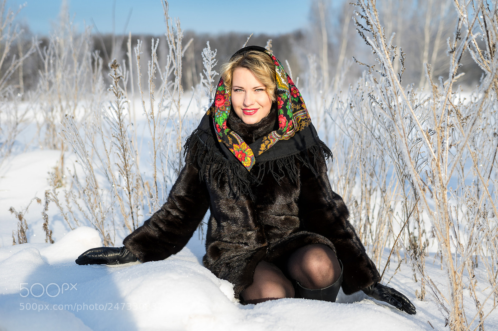 Pentax K-3 sample photo. Russian winter photography