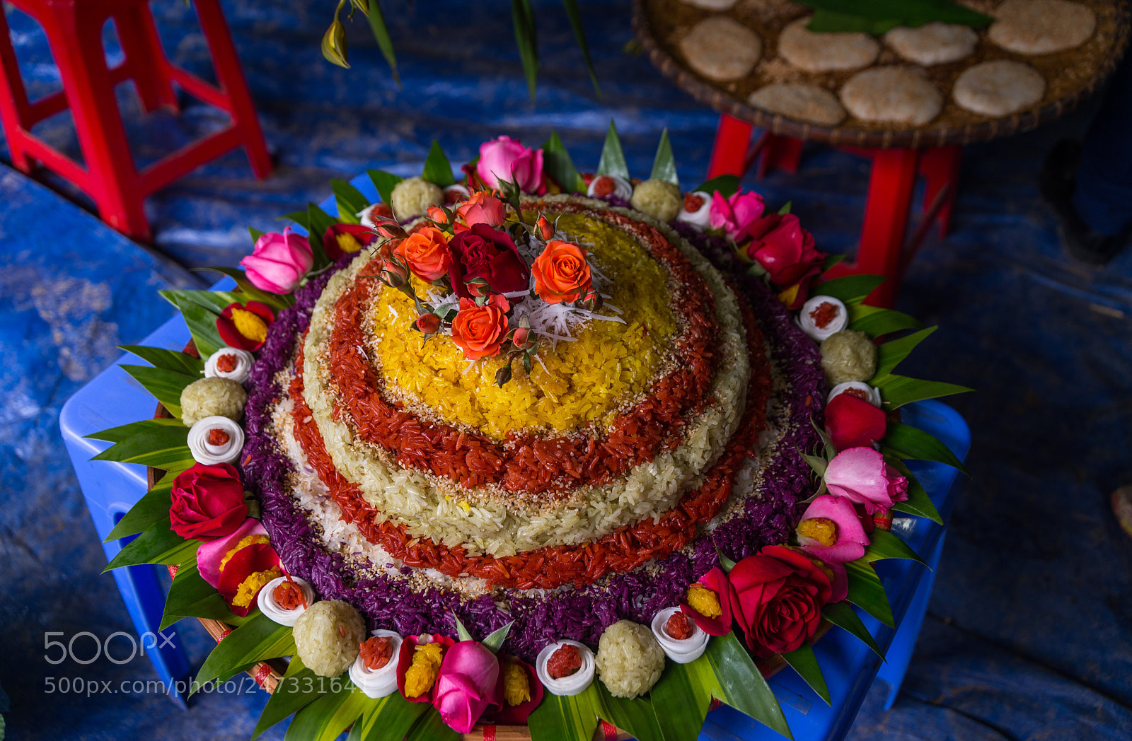 Nikon D610 sample photo. Sticky rice in five photography