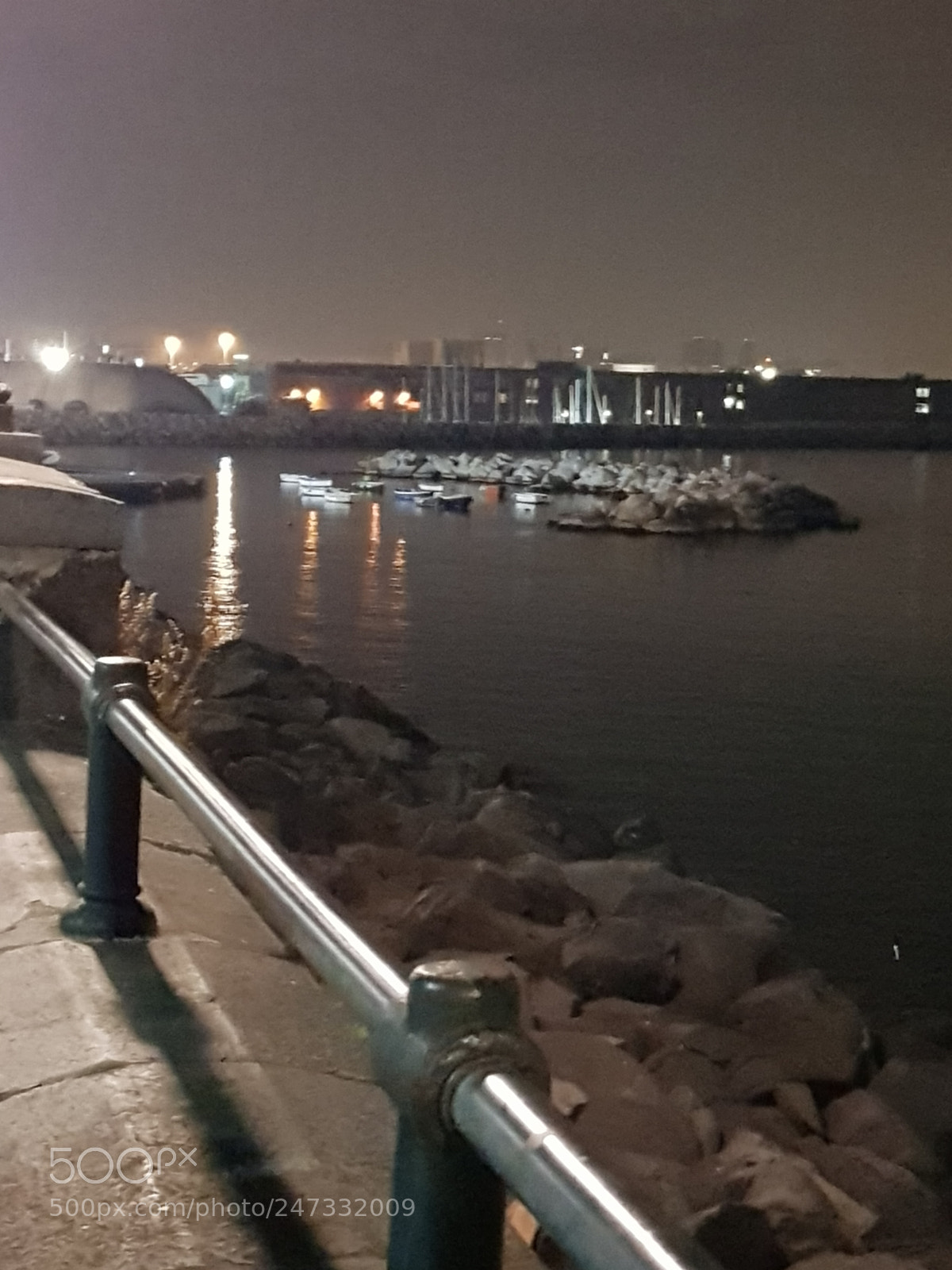 Samsung Galaxy S8+ sample photo. Naples in the night photography