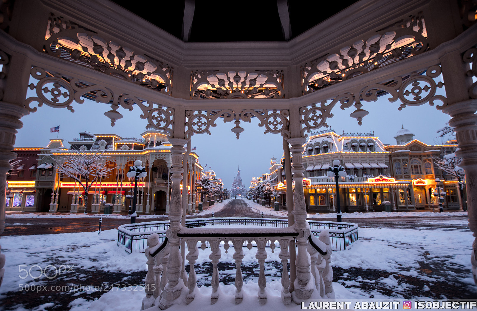 Nikon D7200 sample photo. Disney - main street photography
