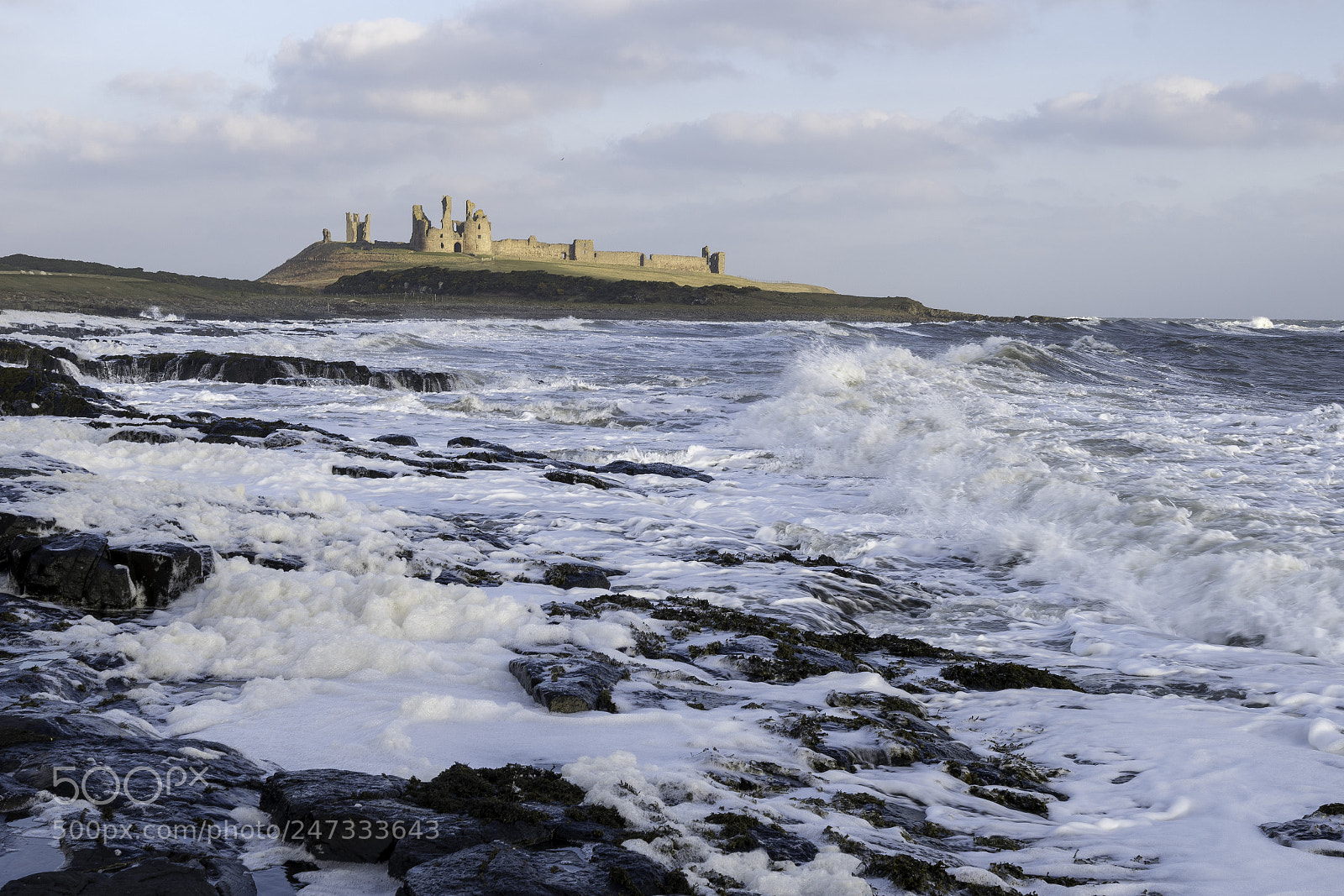 Sony a7R II sample photo. Dunstanburgh castle photography