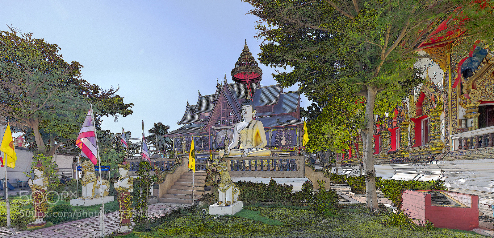 Nikon D850 sample photo. Wat san pu loei photography