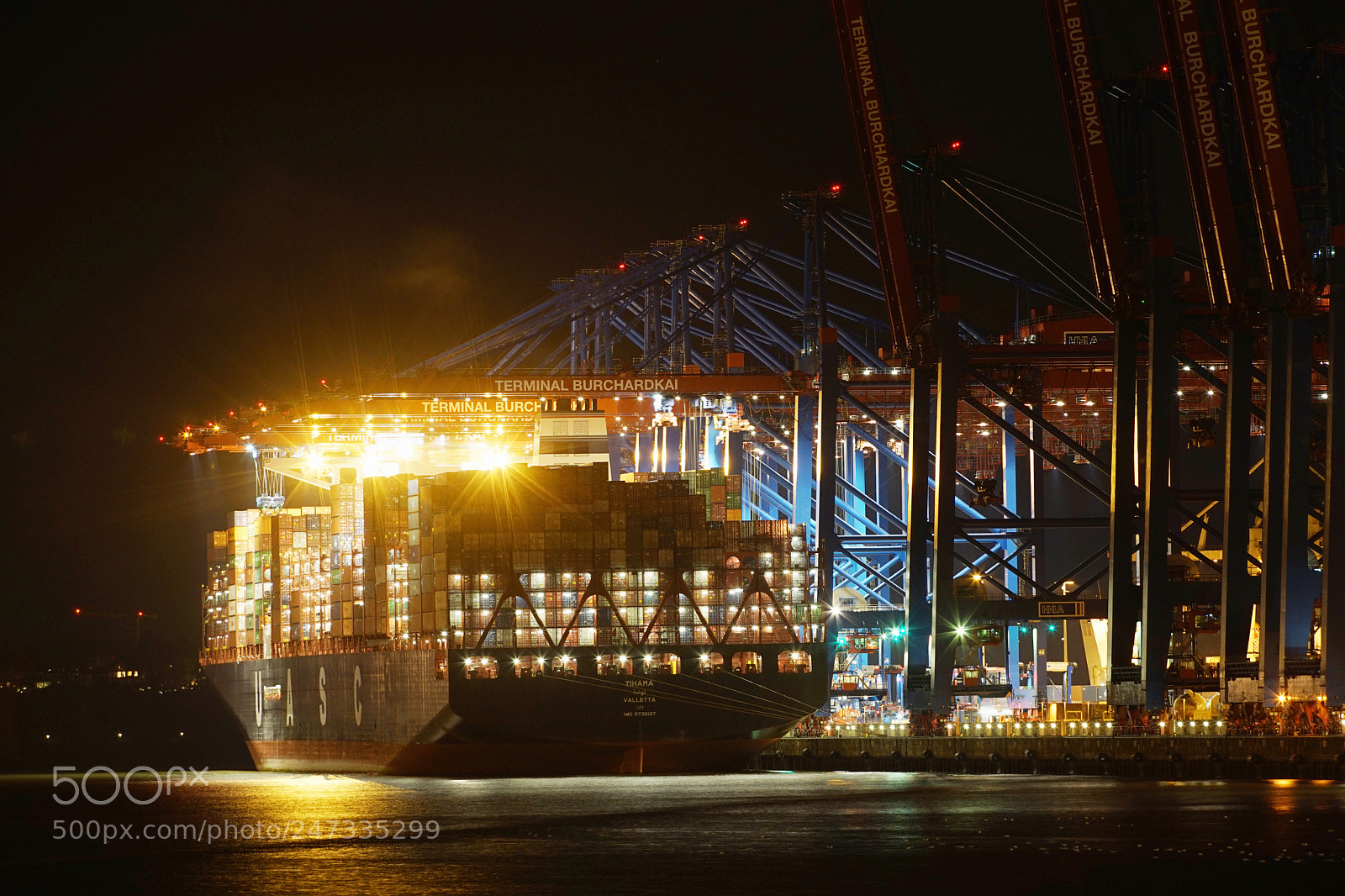 Sony a7 II sample photo. Container terminal photography