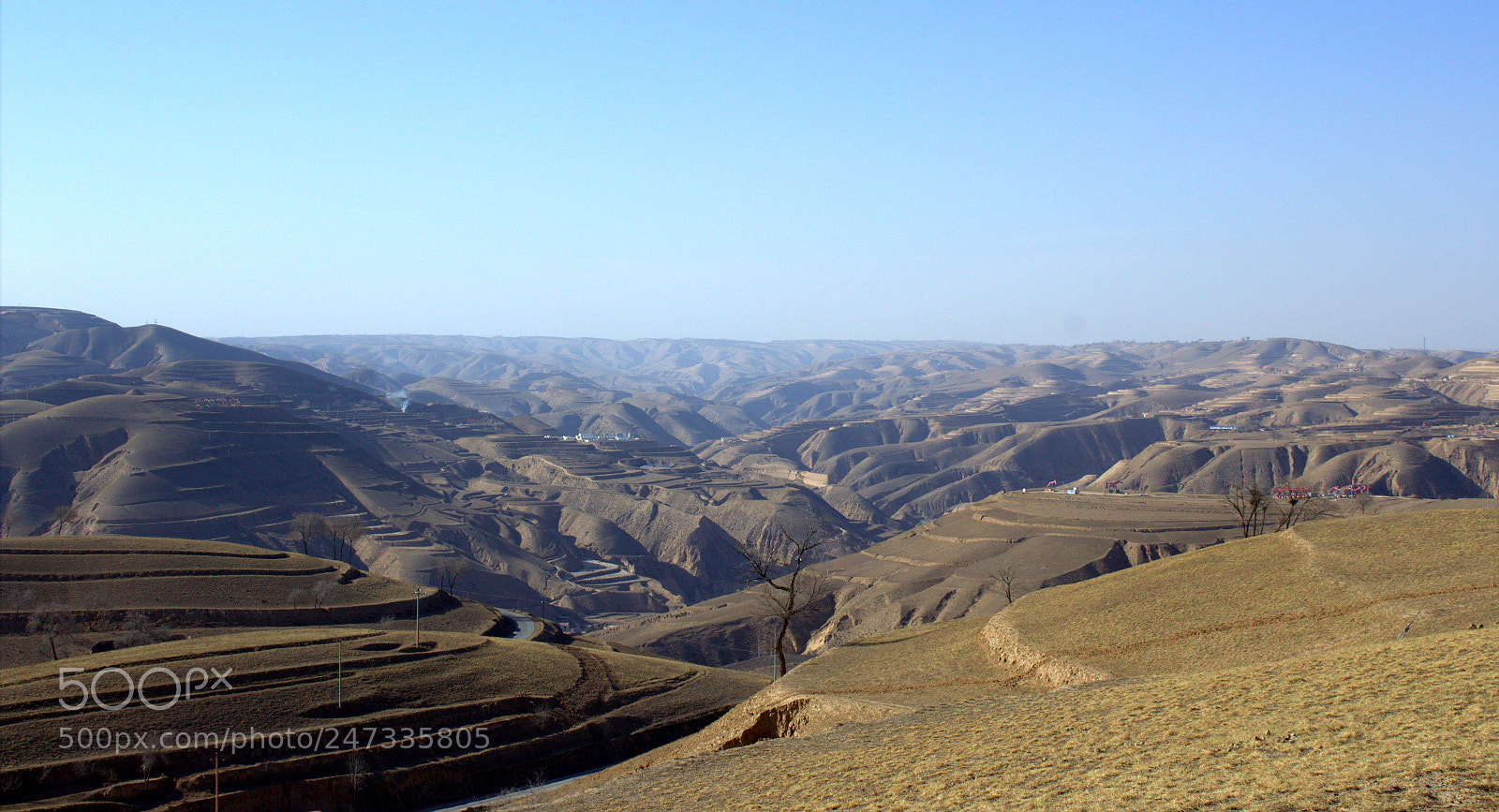 Canon EF-S 18-55mm F3.5-5.6 III sample photo. 黄土高原风景 photography