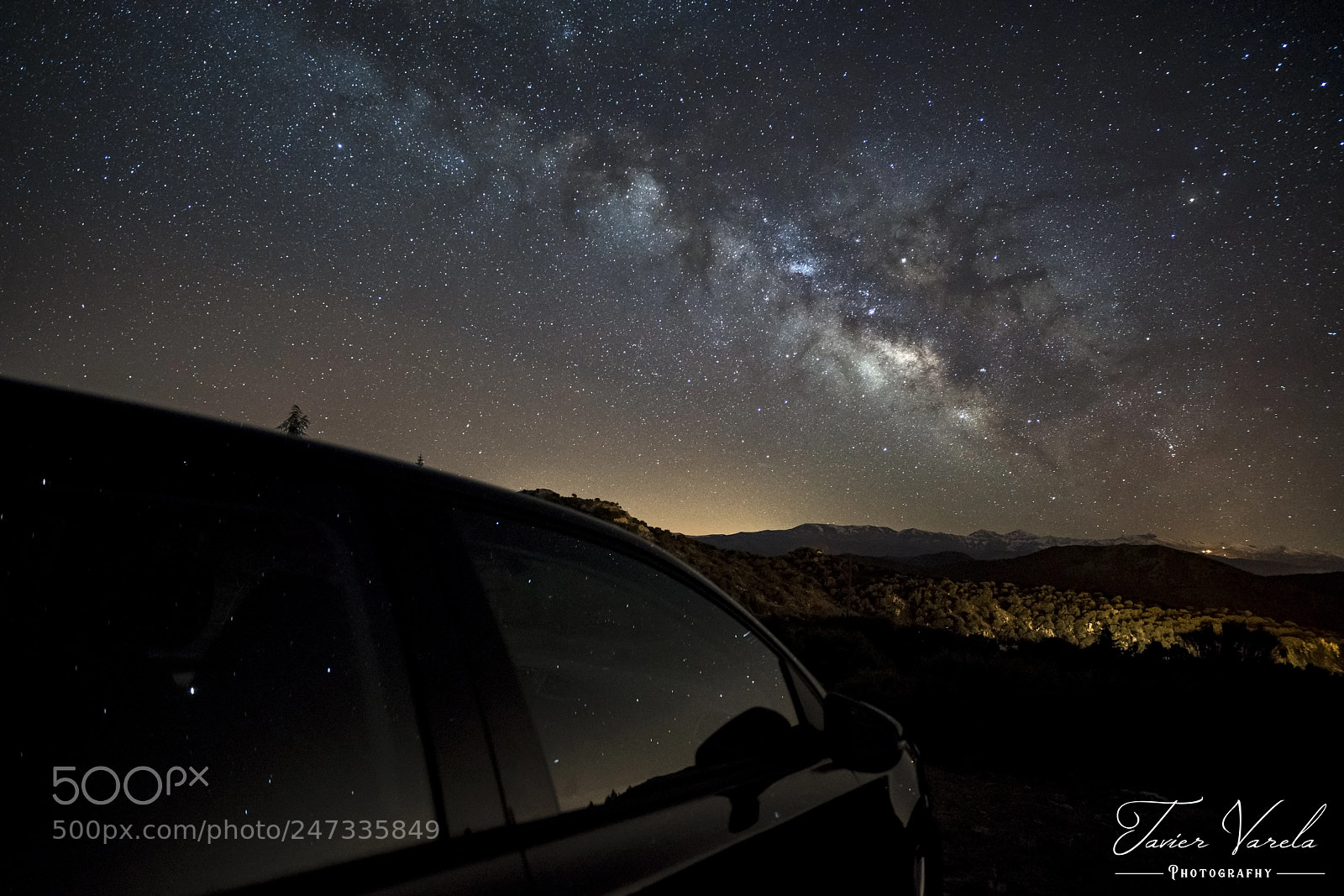 Sony a7R II sample photo. Milky way in granada photography